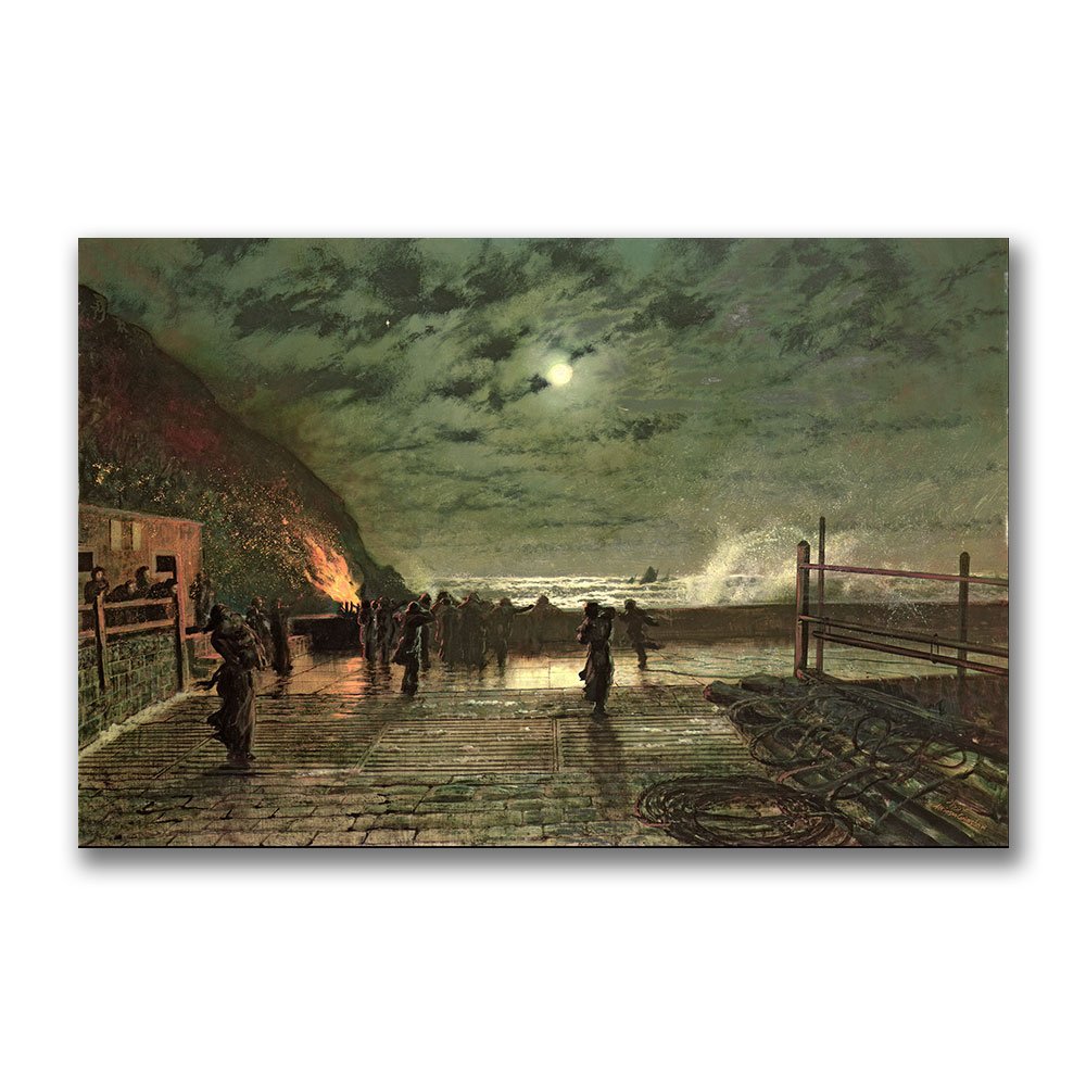 In Peril by John Grimshaw, 22x32-Inch Canvas Wall Art