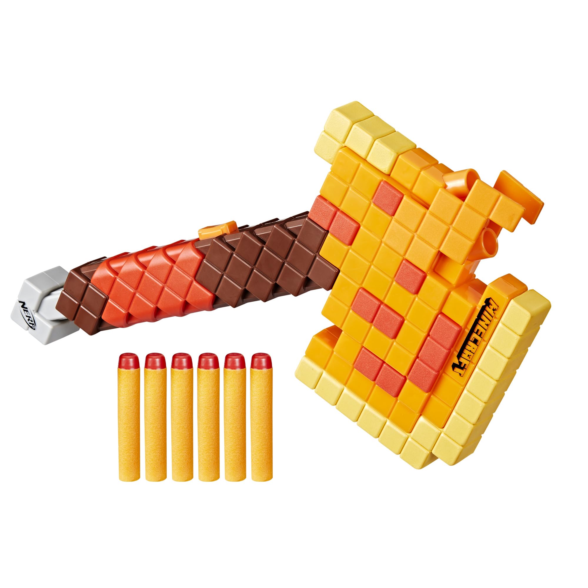 Nerf Minecraft Firebrand Dart Blaster Axe