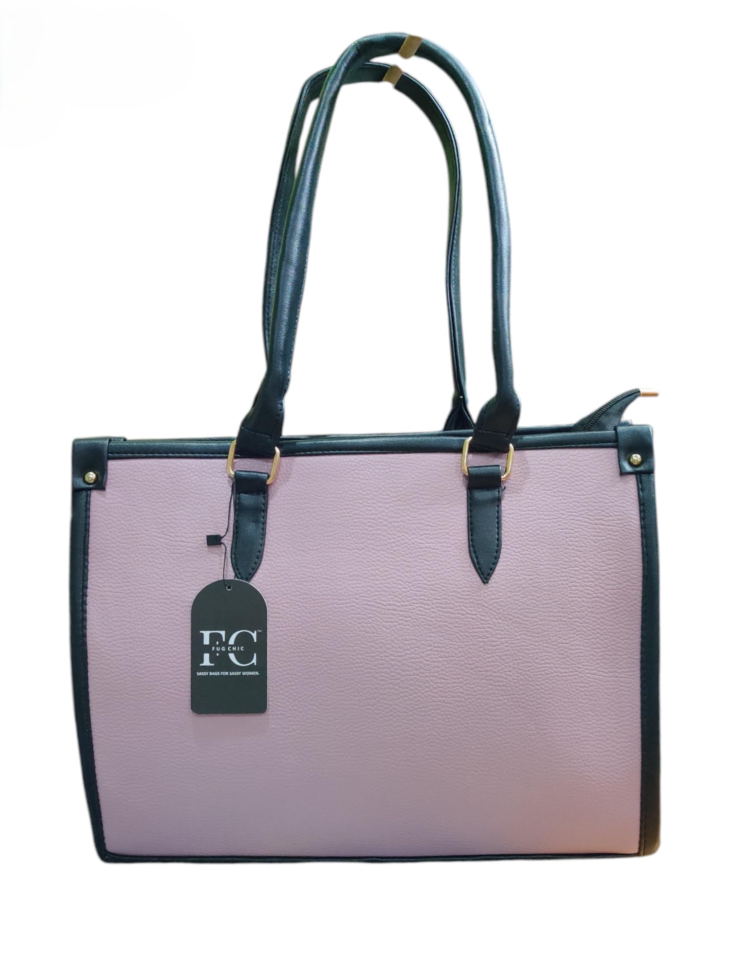 FUG CHIC - FC Tote Bag | Vegan FAUX LEATHER Canvas women.