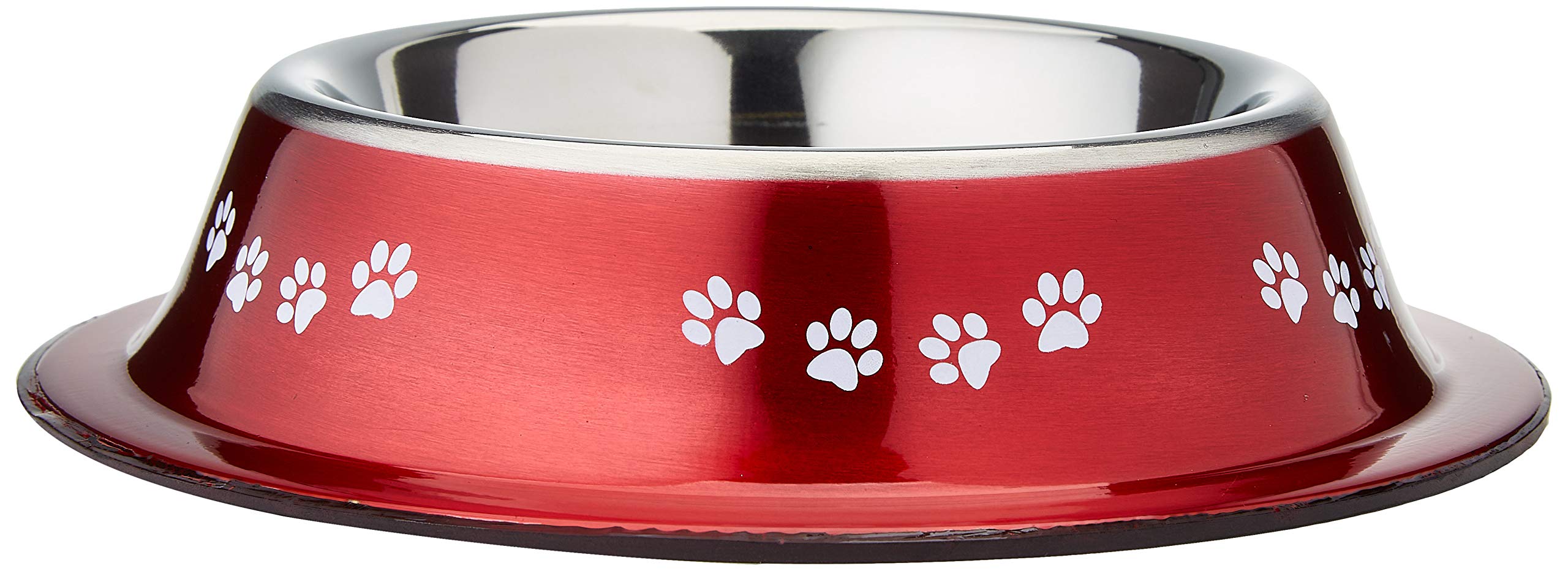 Classic Pet Products Classic Posh Paws Non Tip Dish, 500 ml, Red