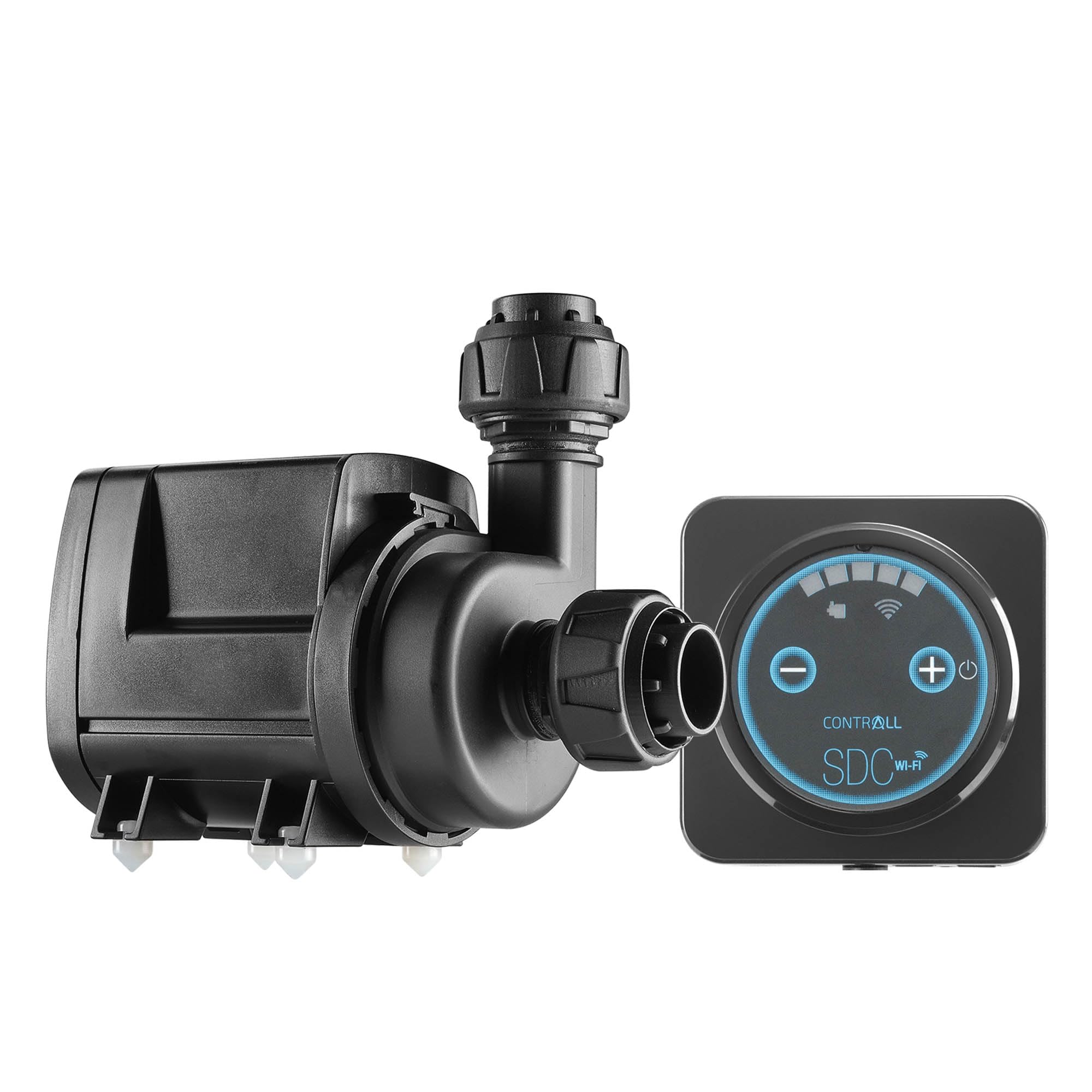 SicceSyncra SDC 6.0 Water Pump 530-1450 gph WIFI Apex Controllable Aquarium DC Return with Controller | Quiet, Submersible or External | Fish Tank, Sump, Pond, Freshwater and Saltwater Marine Use