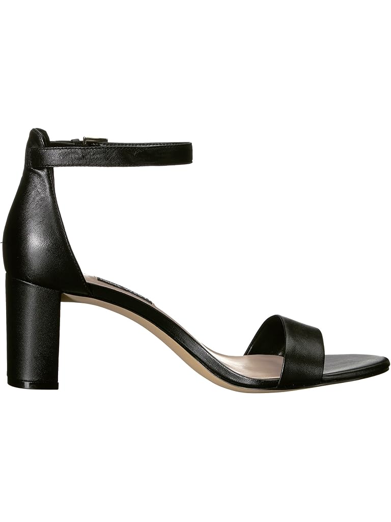 Black Nine West Pruce Block Heel Sandal