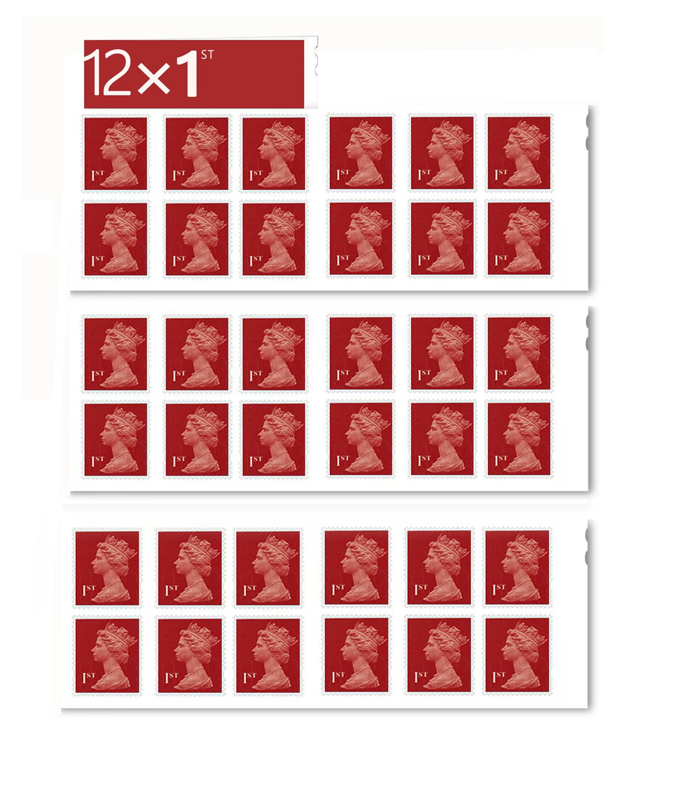 36 x 1st Class Standard Self Adhesive Sheet Royal Post Office Stamps (36 Stamps)