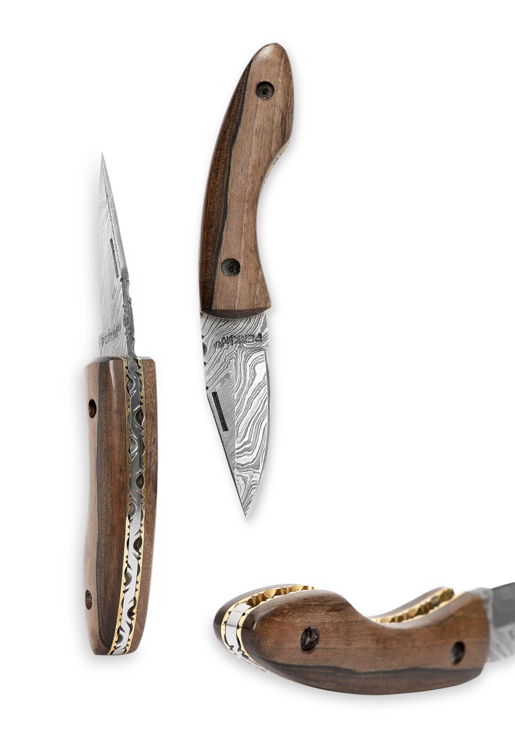 Outstanding - Handcrafted Damascus Pocket Knife - Legal to Carry