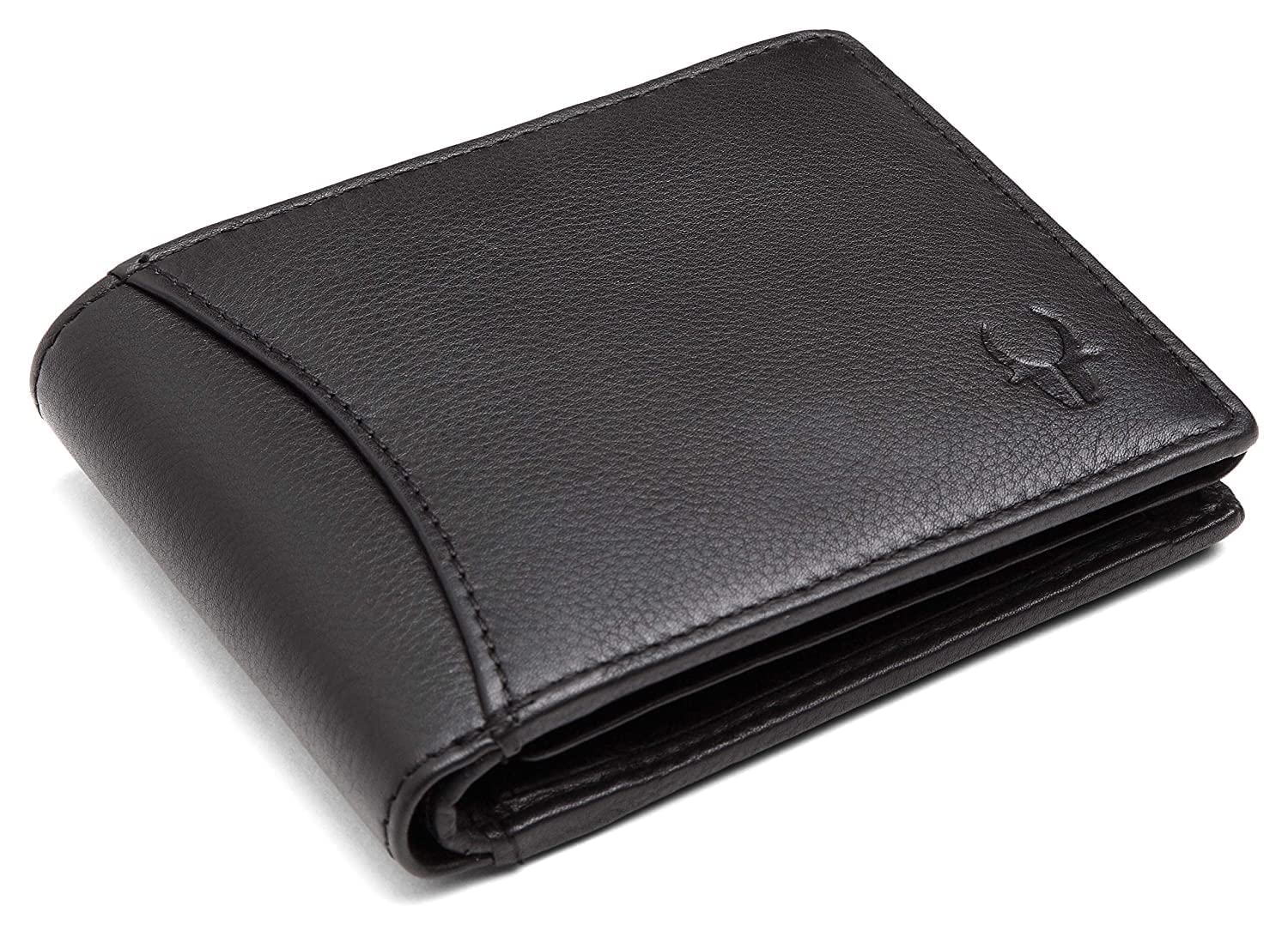 WILDHORN Genuine Leather Hand-Crafted Wallet For Men, Bifold Leather Wallet ,Model-WH1173