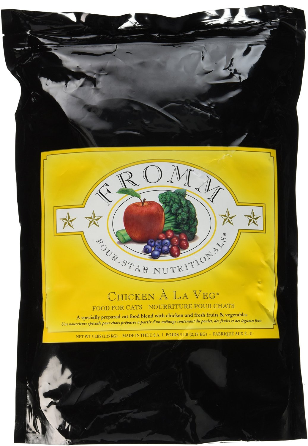 FrommFour-Star Chicken a La Veg Dry Cat Food, 5-Pound Bag