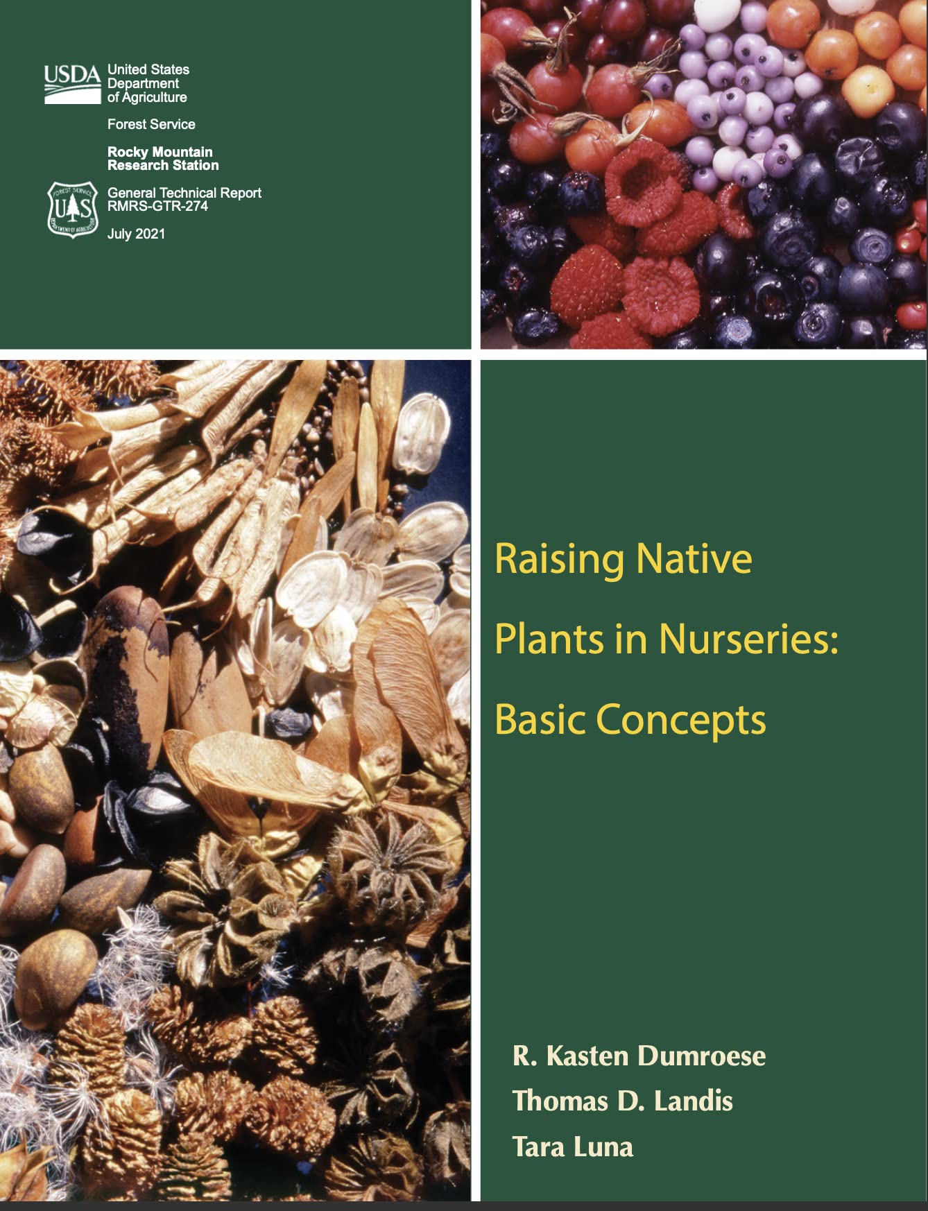 Raising Native Plants in Nurseries: Basic Concepts