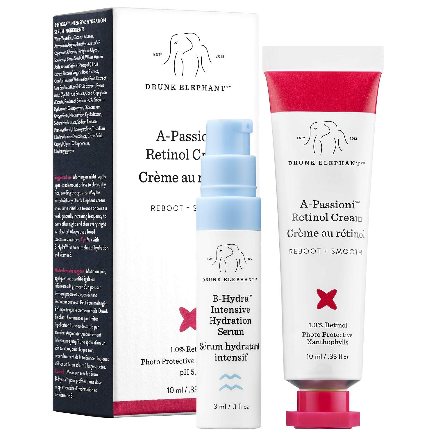 Drunk ElephantA-Passioni Retinol Cream Mini (10 ML Retinol + 3ML By hydra)