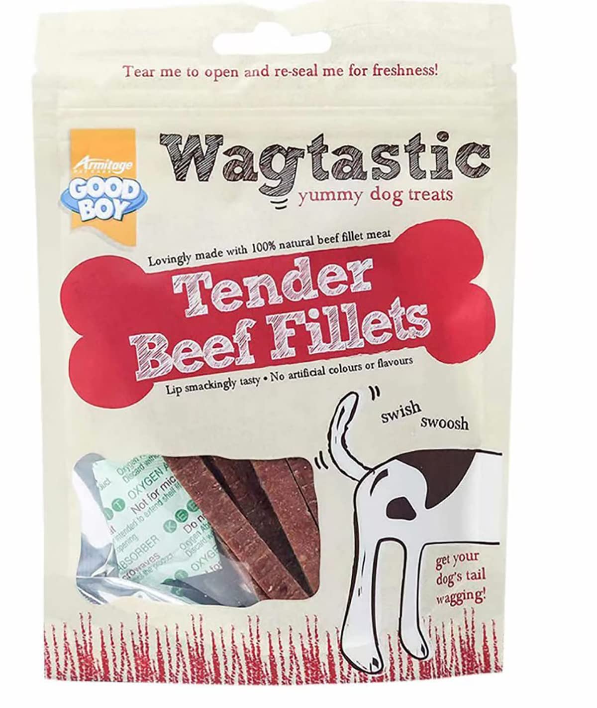 WagtasticTender Beef Fillet 80g