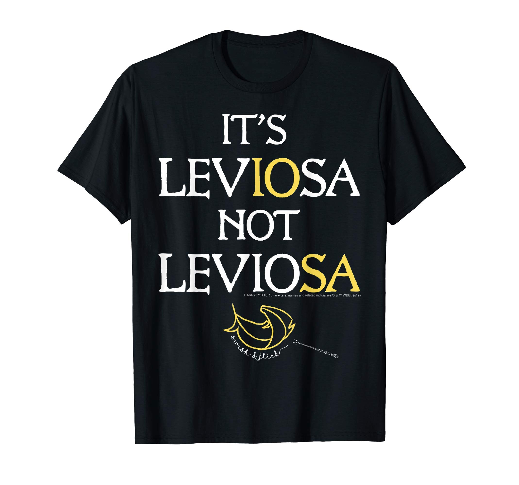 Harry PotterIt's LevIOsa Not LevioSA Magic Feather Logo T-Shirt