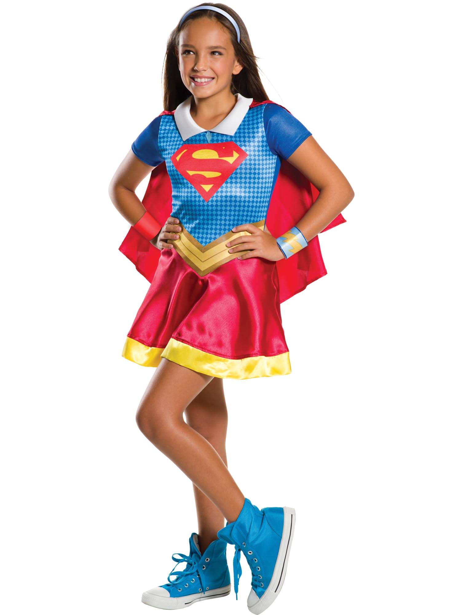 Rubie's 3620742 - DC Super Hero Girls Supergirl Kinderkostüm - Größe (M 5-7 Jahre)