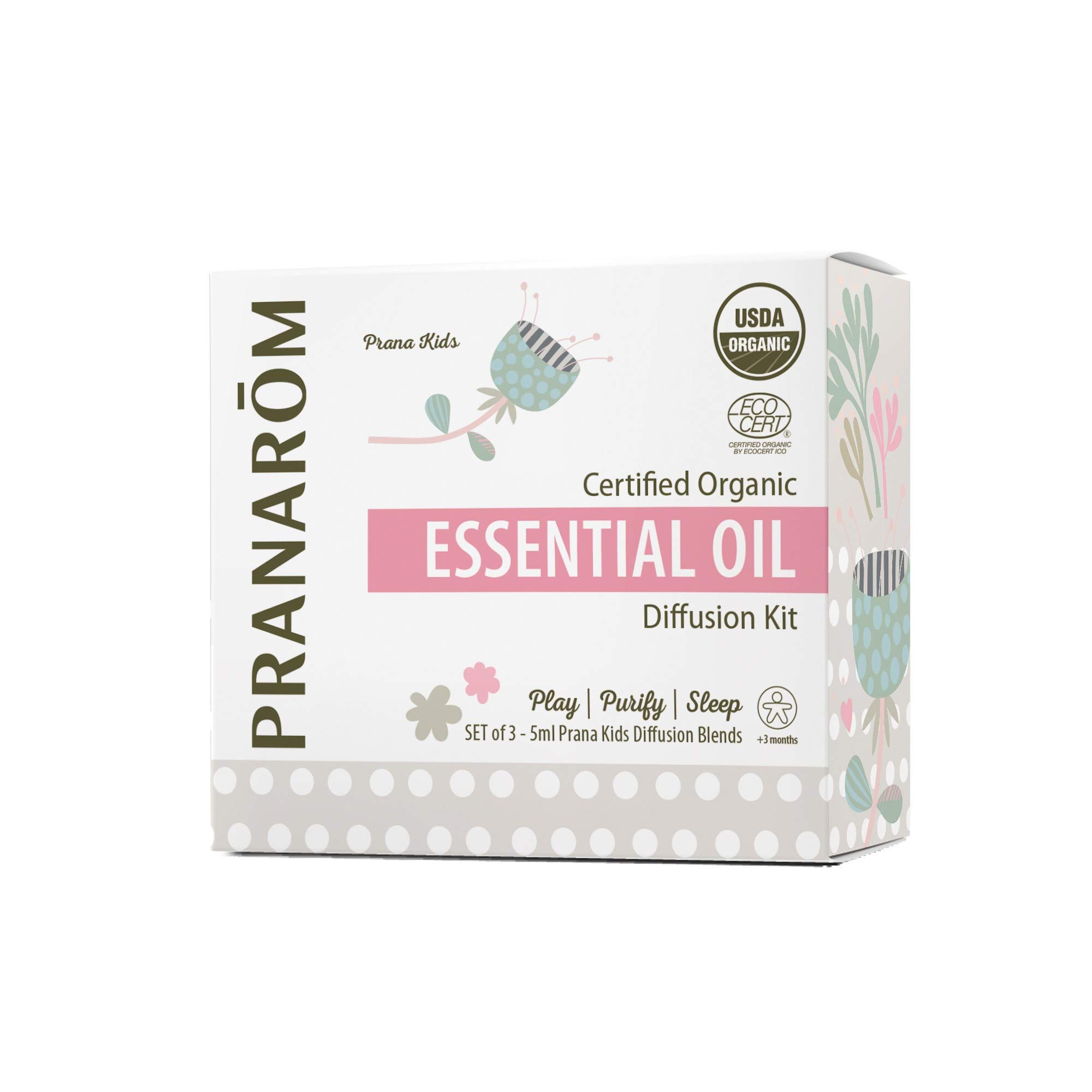 Pranarom- Certified USDA and ECOCERT- PRANA Kids Essential Oils Kit