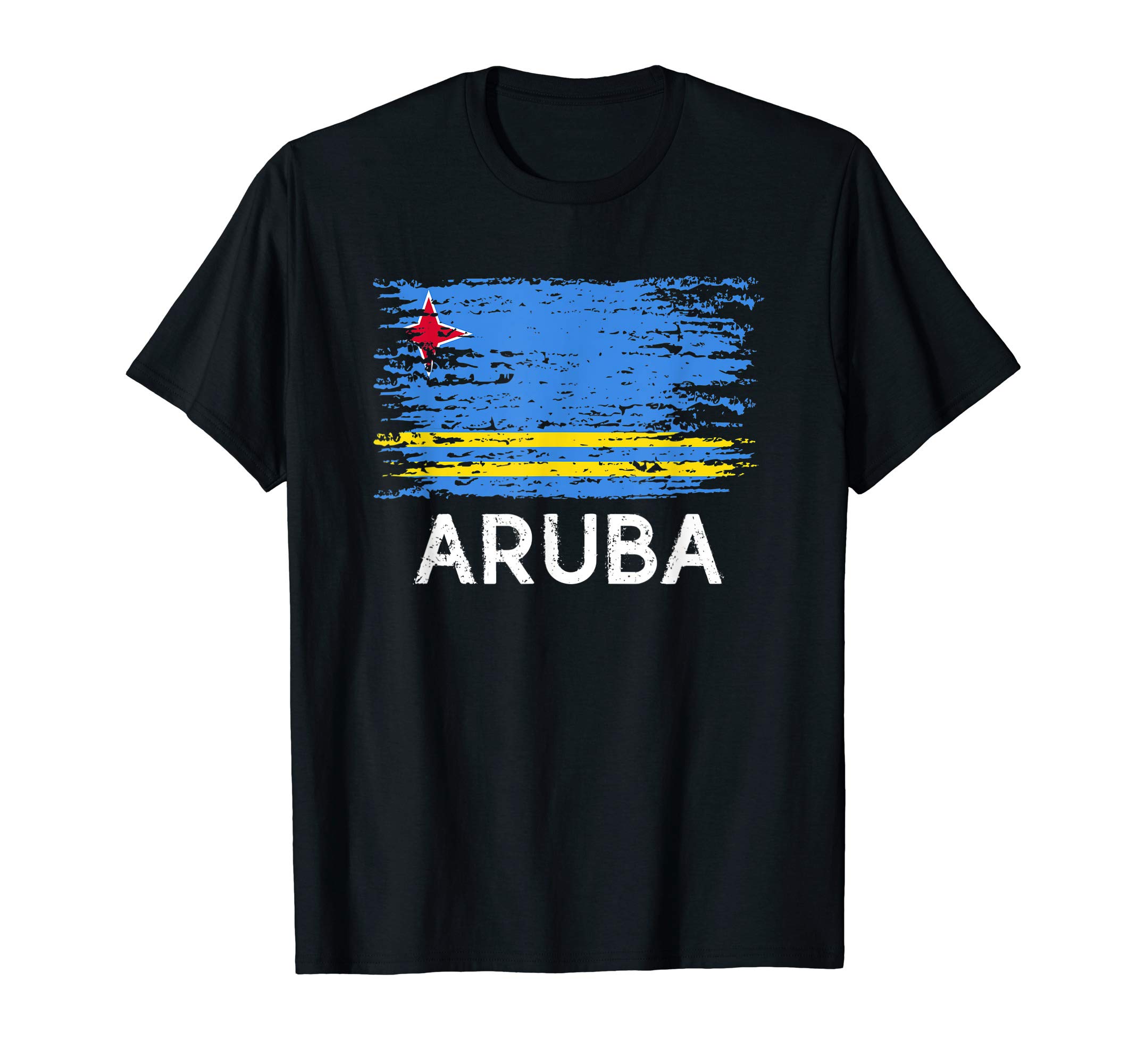 Aruban Flag Pride Vintage Aruban Root Gift oro huba Aruba T-Shirt