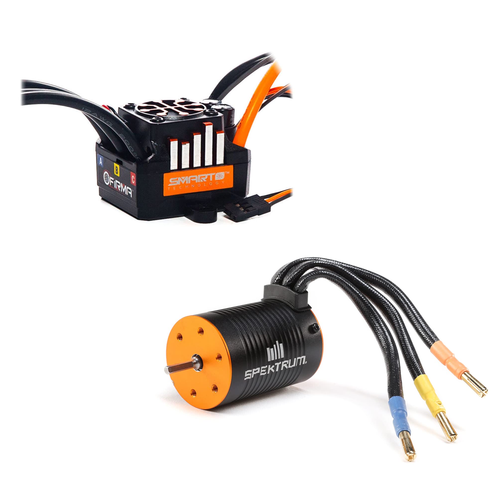 Spektrum Firma 100A Brushless Smart ESC / 6500Kv Sensorless Motor Combo: No-Prep, SPMXSEMC13