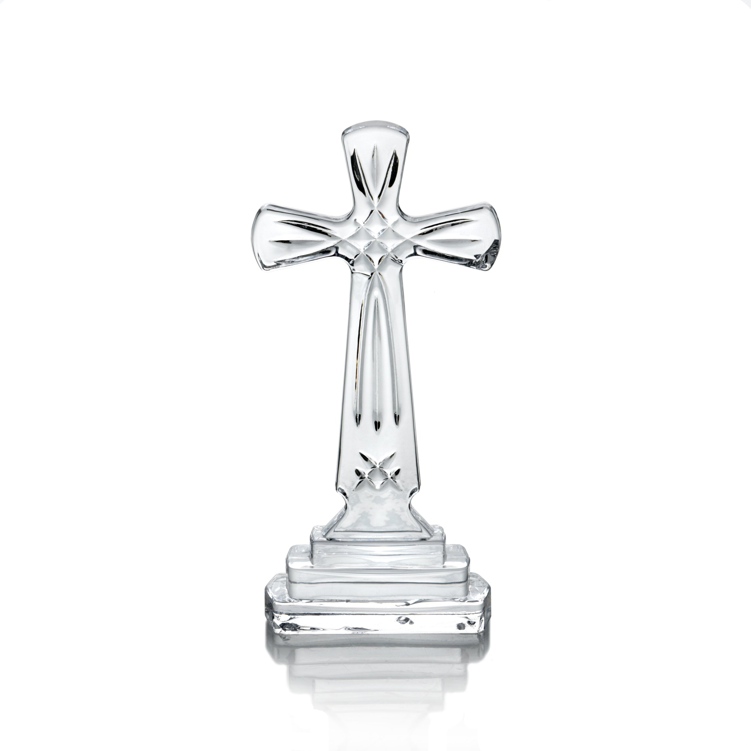 Mikasa Rejoice Glass Crystal Cross, 9-Inch