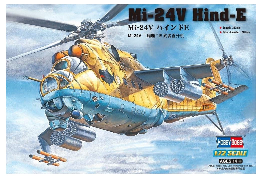 Hobbyboss Hobby Boss Mi-24V Hind-E Airplane Model Building Kit