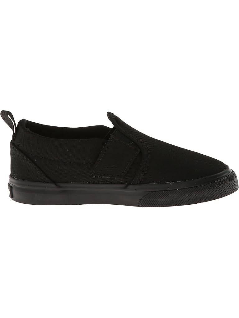 Black Vans Kids Slip-On V (Infant/Toddler)