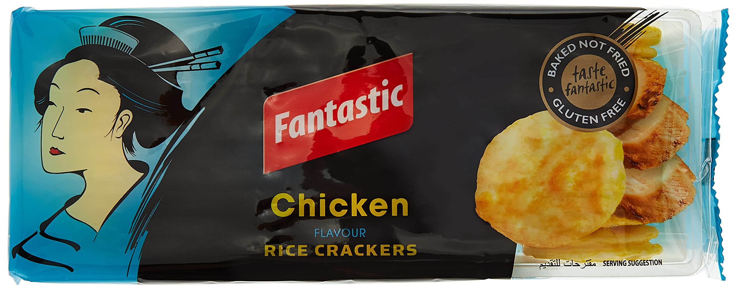 Fantastic Smokey Barbeque Flavour Rice Crackers, 100 g