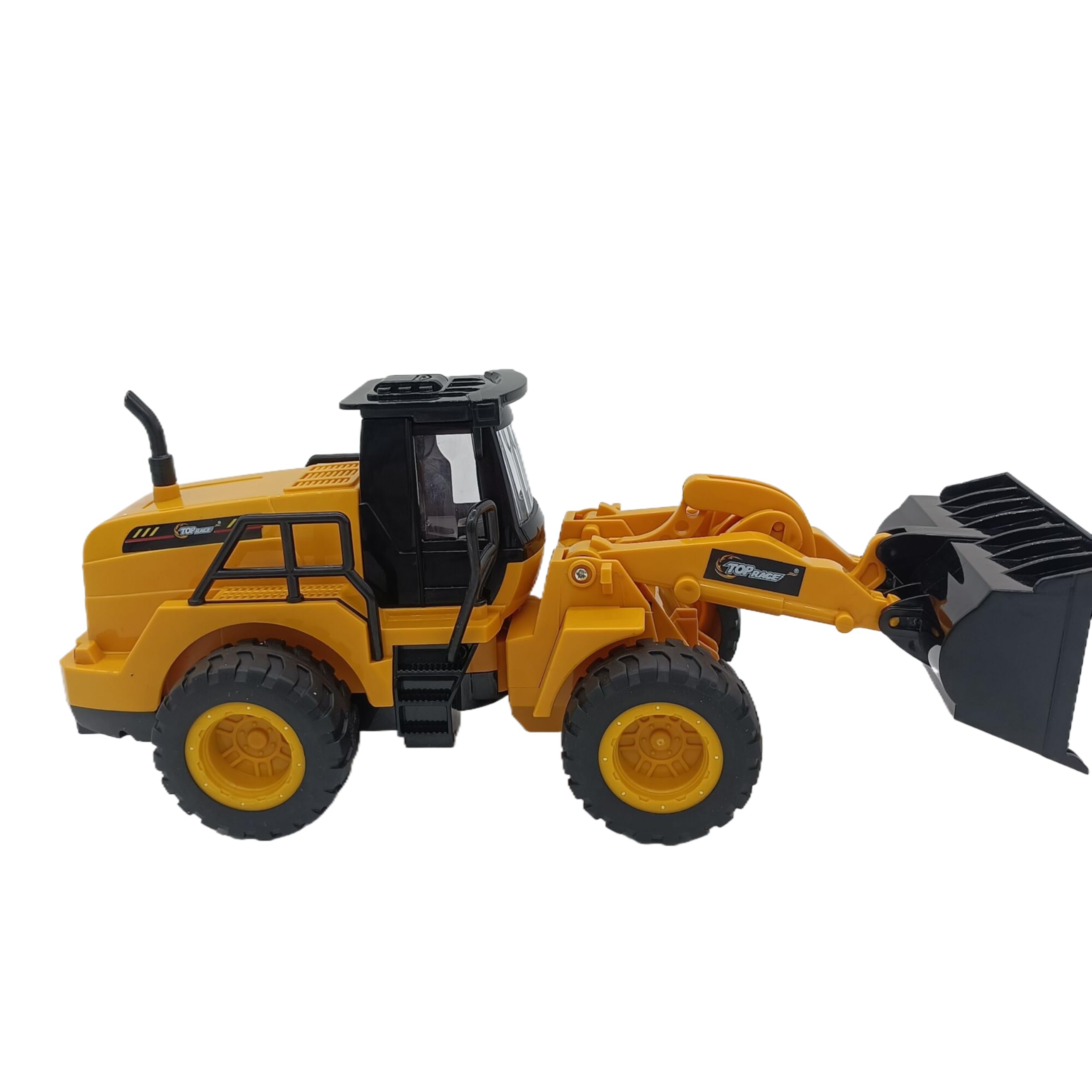 Top Race 5-Channel Remote Control Front Loader - Fully Functional RC Construction Truck Toy for Kids Ages 5 and Up