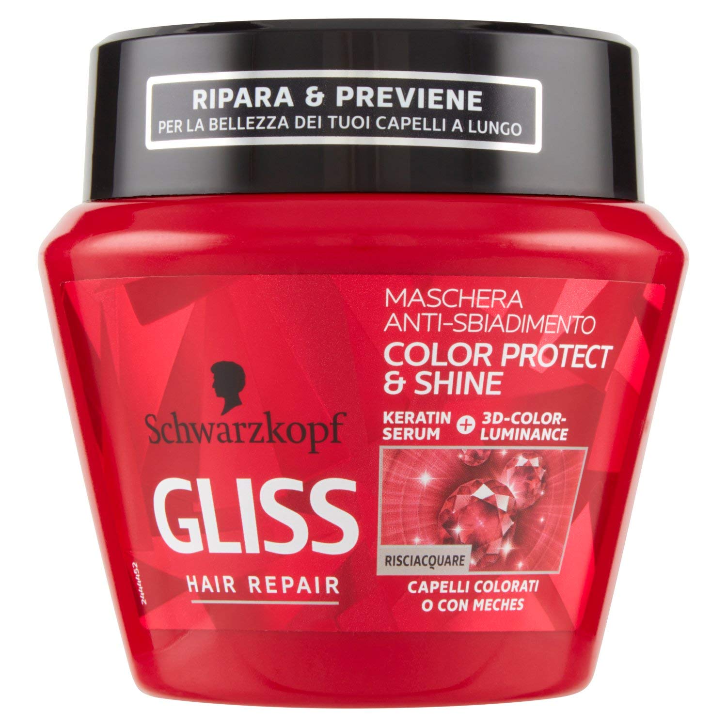 Hair Mask for Coloured Hair Gliss Color Protect & Shine 300 ml