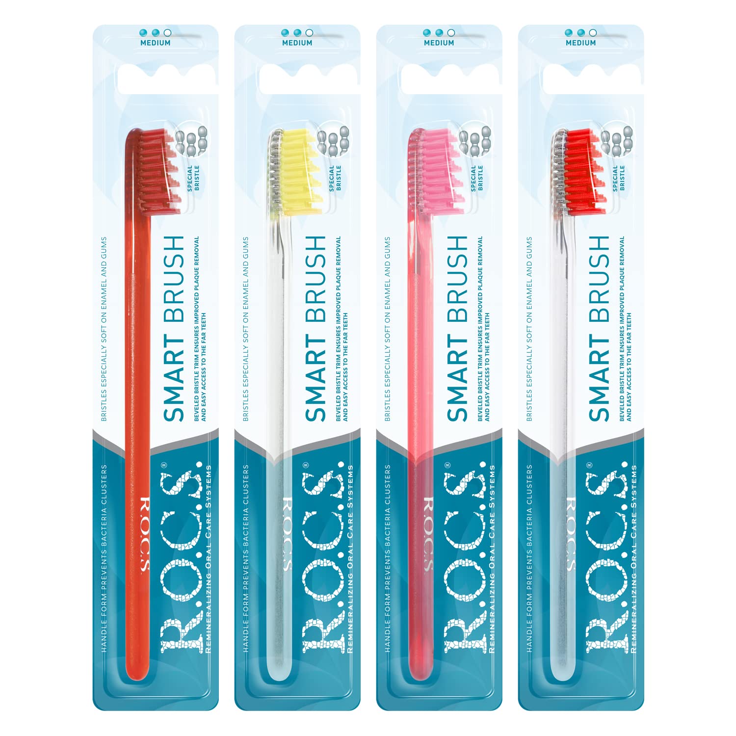 R.O.C.S. Toothbrush Model Medium - Smart Brushing System -Developed in Cooperation with Dentists- Smart toothbrushing