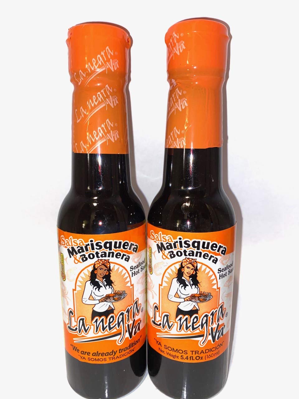 La negra VaSalsa Marisquera & Botanera | (Pack of 2 - 5.4 Oz Each)