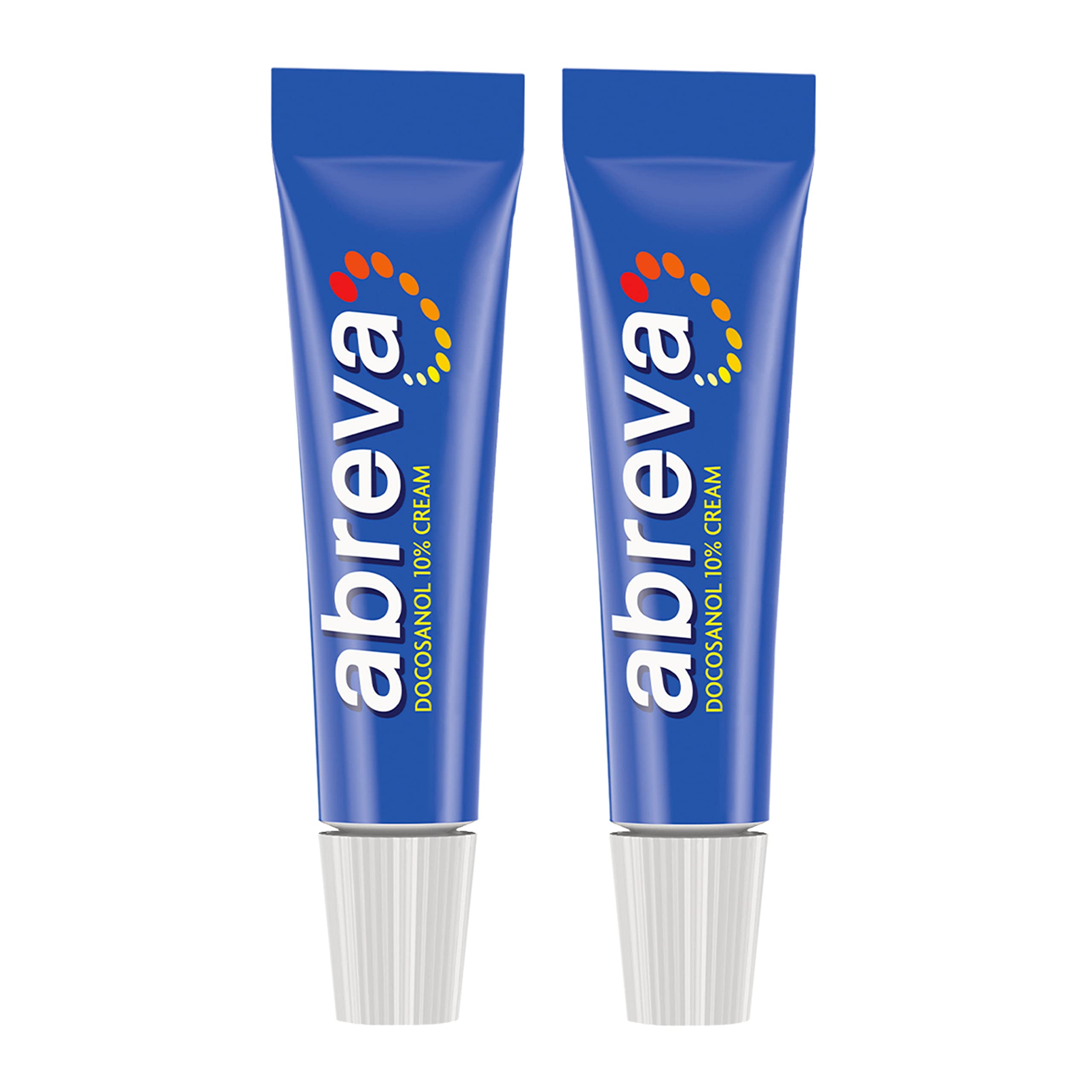 Abreva 10 Percent Docosanol Cold Sore Treatment, Treats Your Fever Blister in 2.5 Days - 0.07 oz Tube x 2