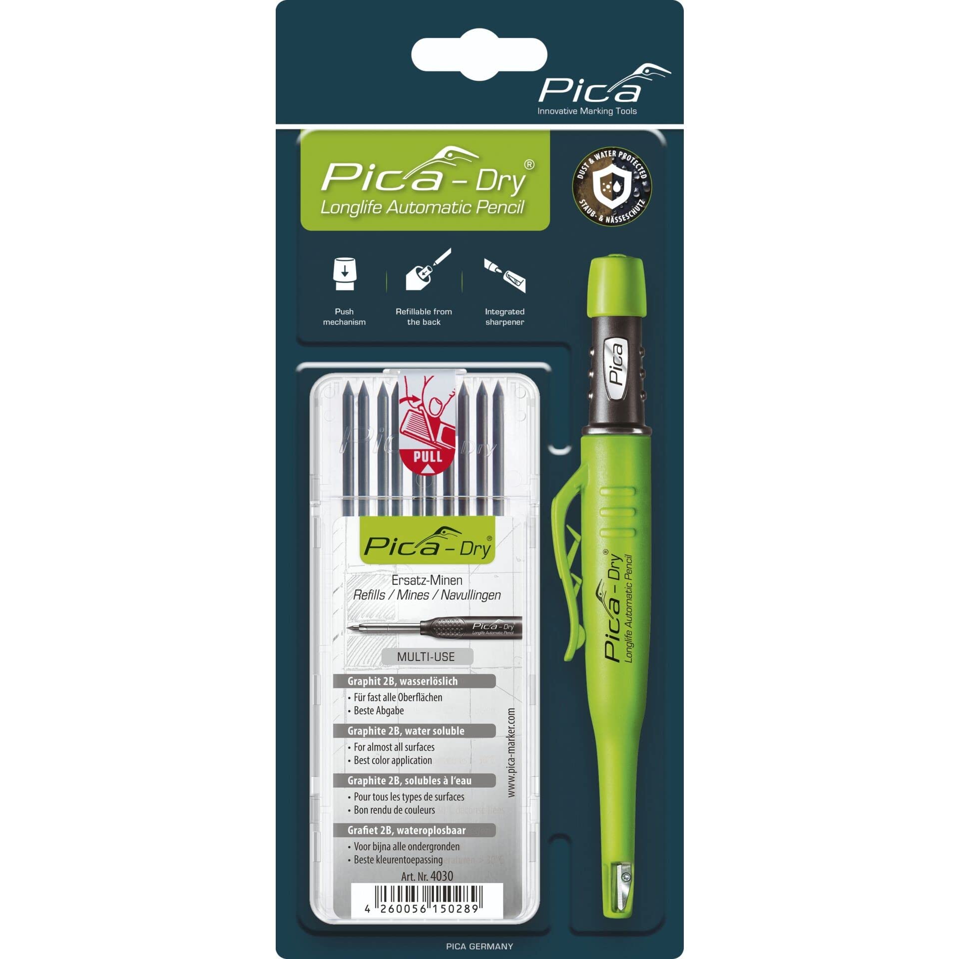 Pica 30403 Marker Kit and Lead Case 4030