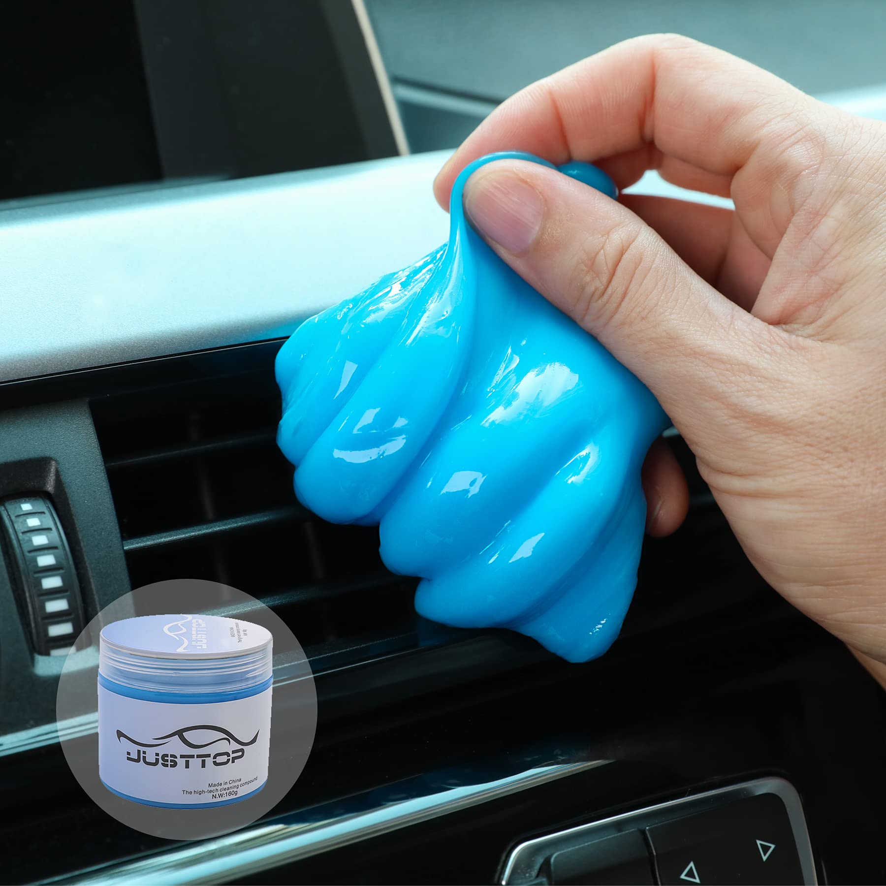 JUSTTOPUniversal Cleaning Gel for Car, Detailing Putty Gel Detail Tools Car Interior Cleaner Laptop Cleaner