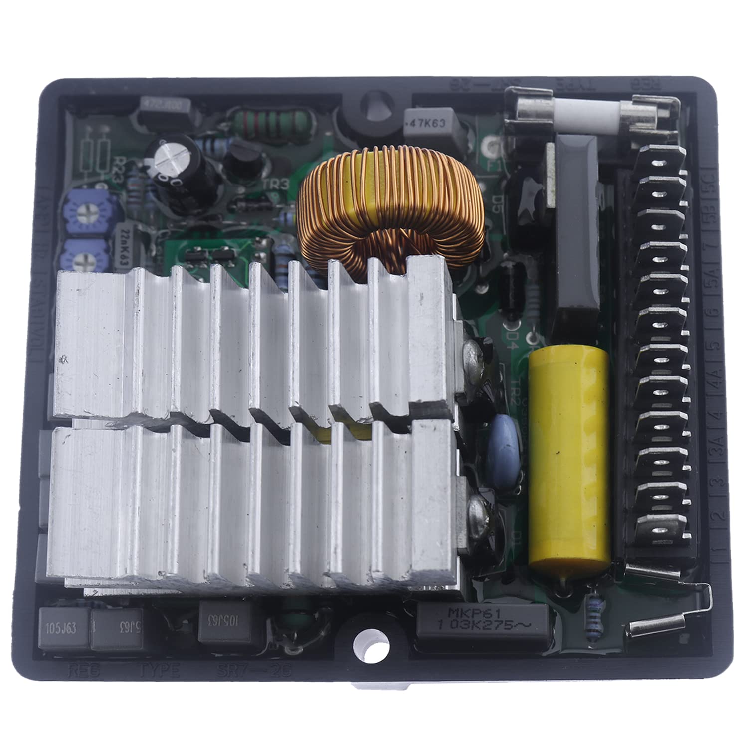 HoldiaAutomatic Voltage Regulator SR7-2G 064-86500 Compatible with AVR SR7 Mecc Alte Generator