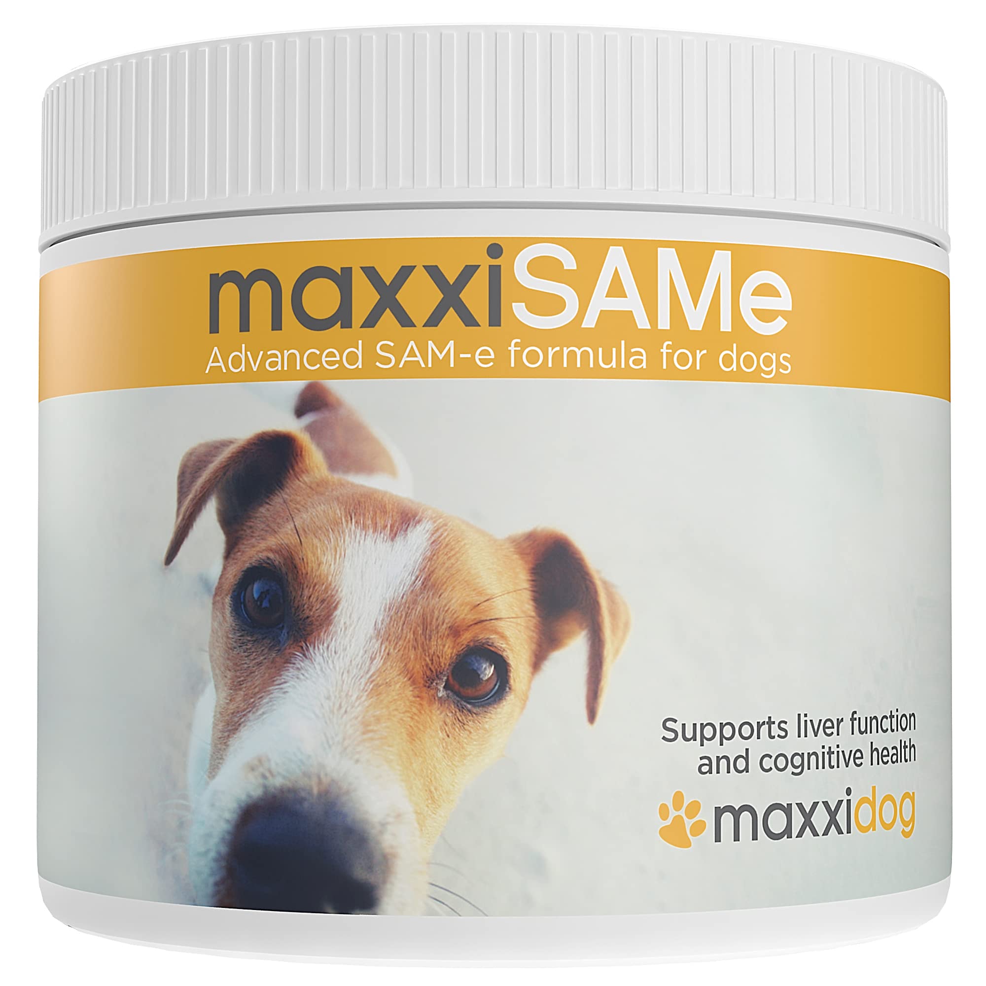 maxxiSAMe Advanced SAM-e Powder Supplement - Liver, Cognitive & Joint Support for Dogs, 5.3oz