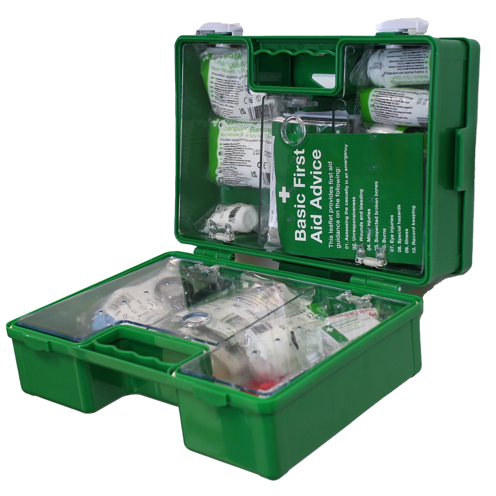 SFAEVAQ8 British Standard Compliant UK First Aid Kit in Deluxe Box for Office Environments