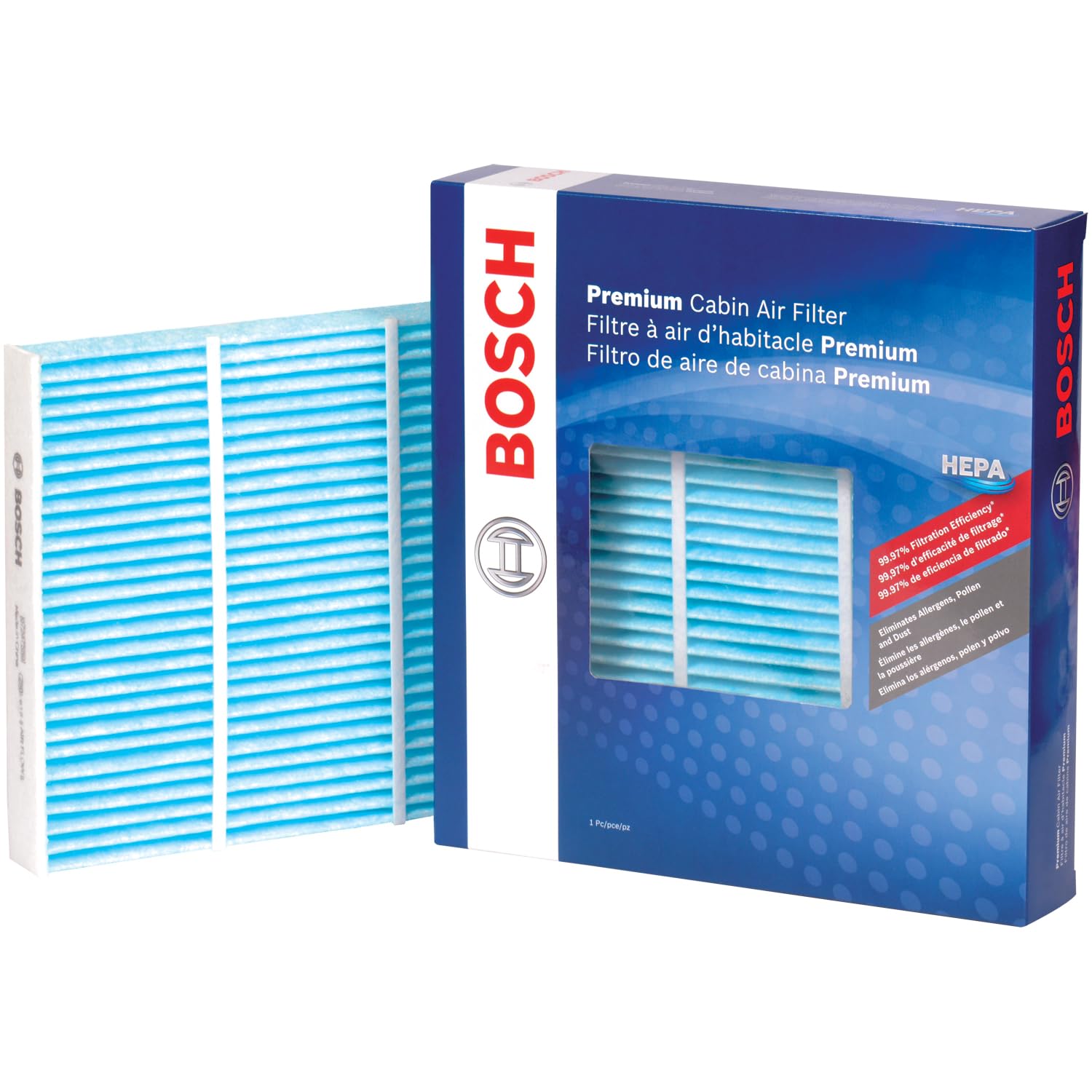 BOSCH 6053C HEPA Cabin Air Filter for 2007-2012 Nissan Altima, 2009-2014 Nissan Maxima, 2009-2014 Nissan Murano, 2011-2017 Nissan Quest