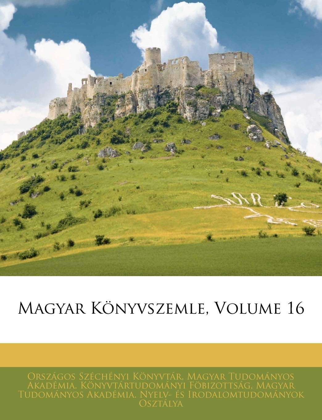 Magyar Konyvszemle, Volume 16