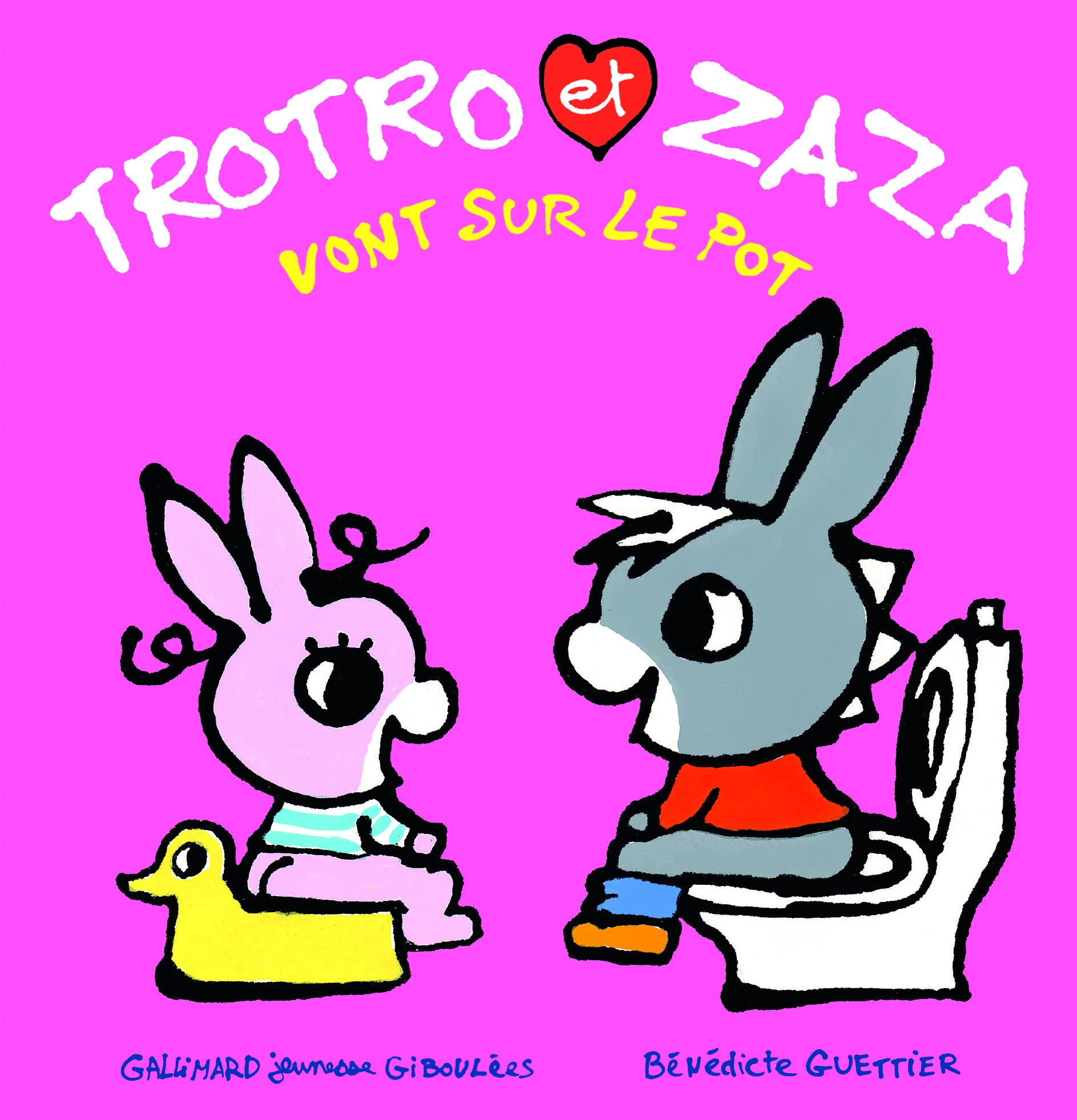 Trotro et zaza vont sur le pot