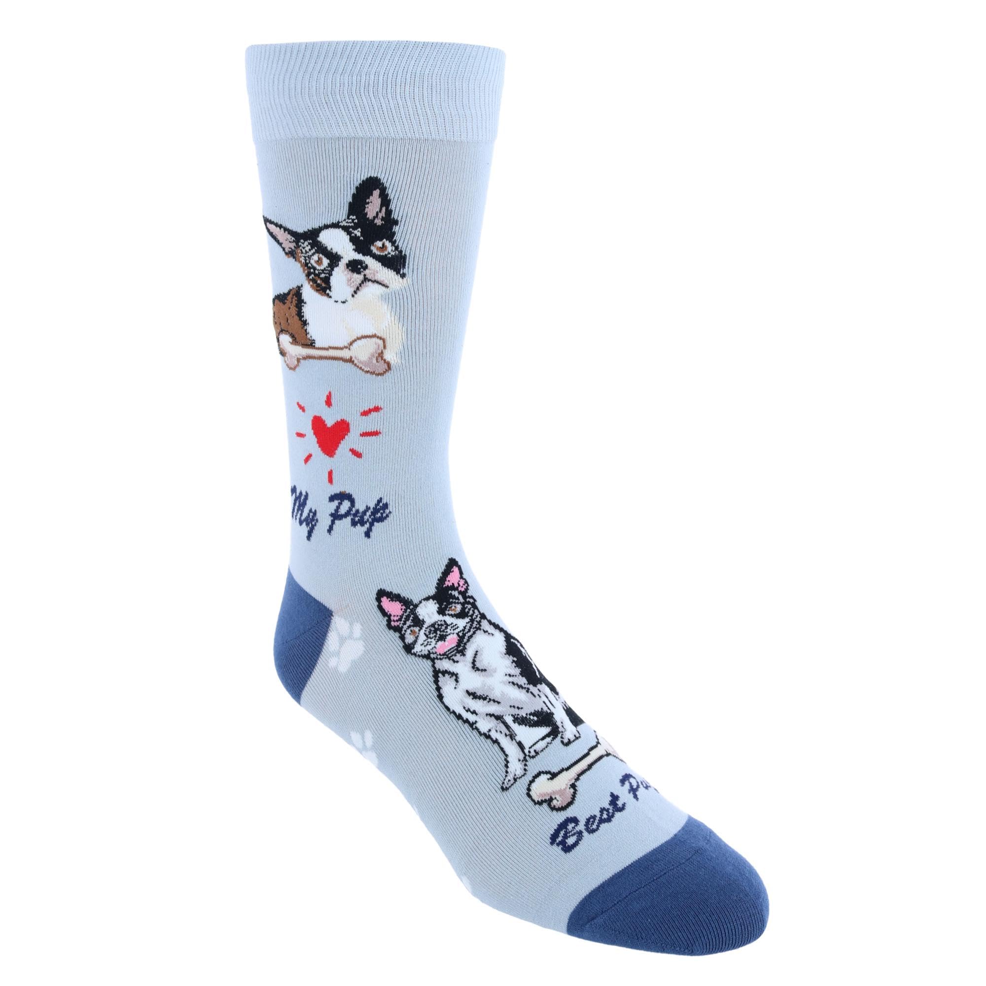 Men's My Pup Crew Novelty Socks