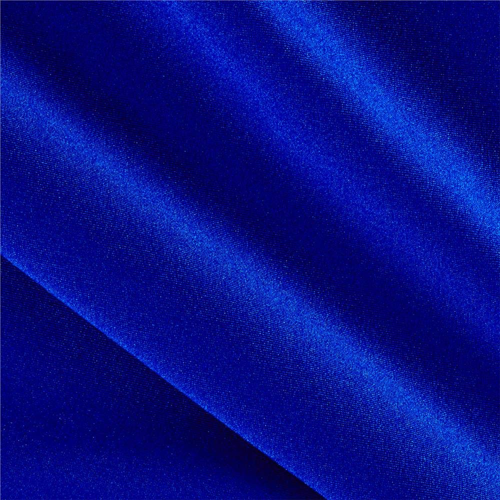 Activewear Spandex Stretch Knit Solid Royal, Fabric by the Yard