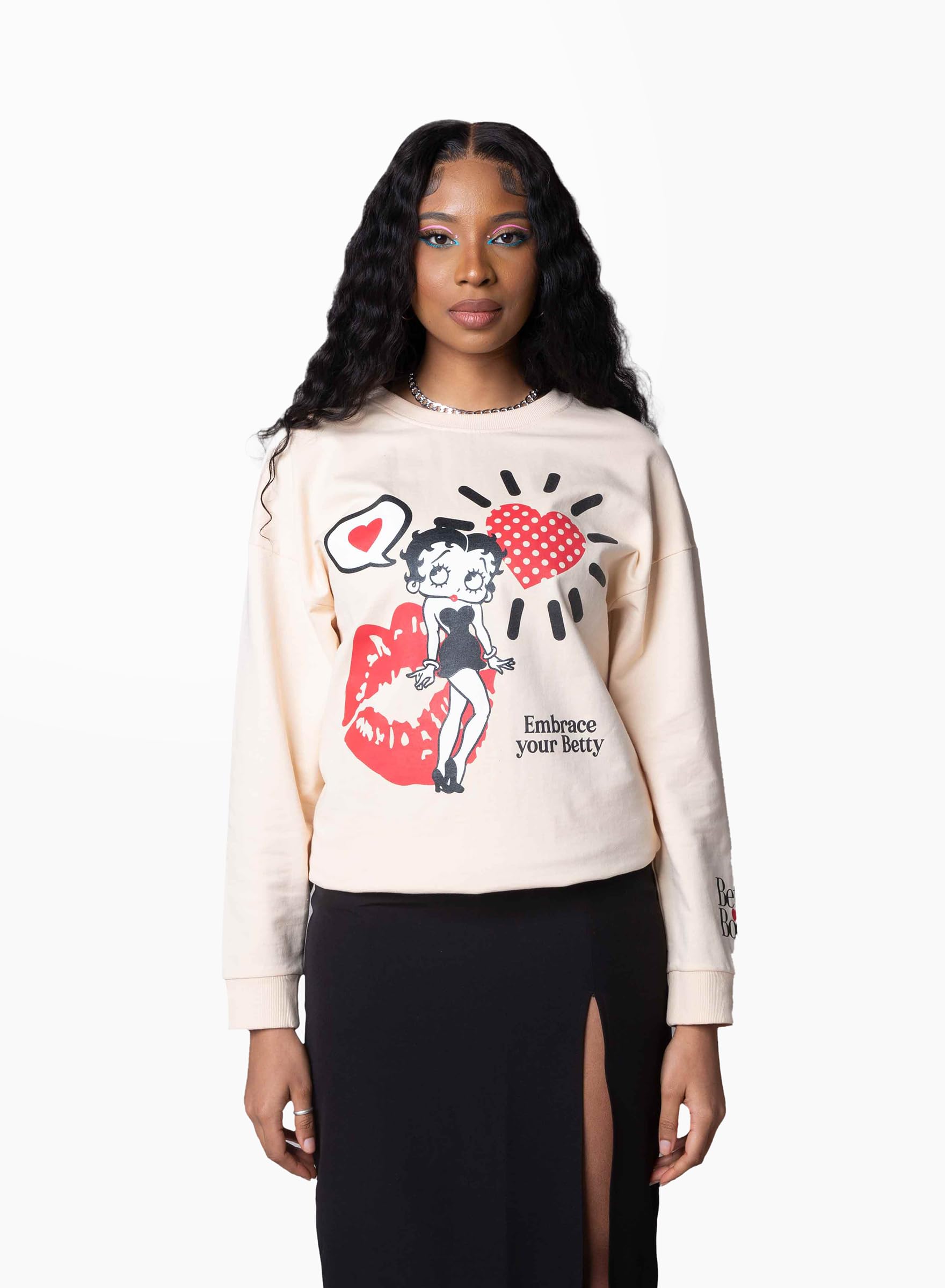 Urban Haul Betty Boop Oversized Sweatshirt