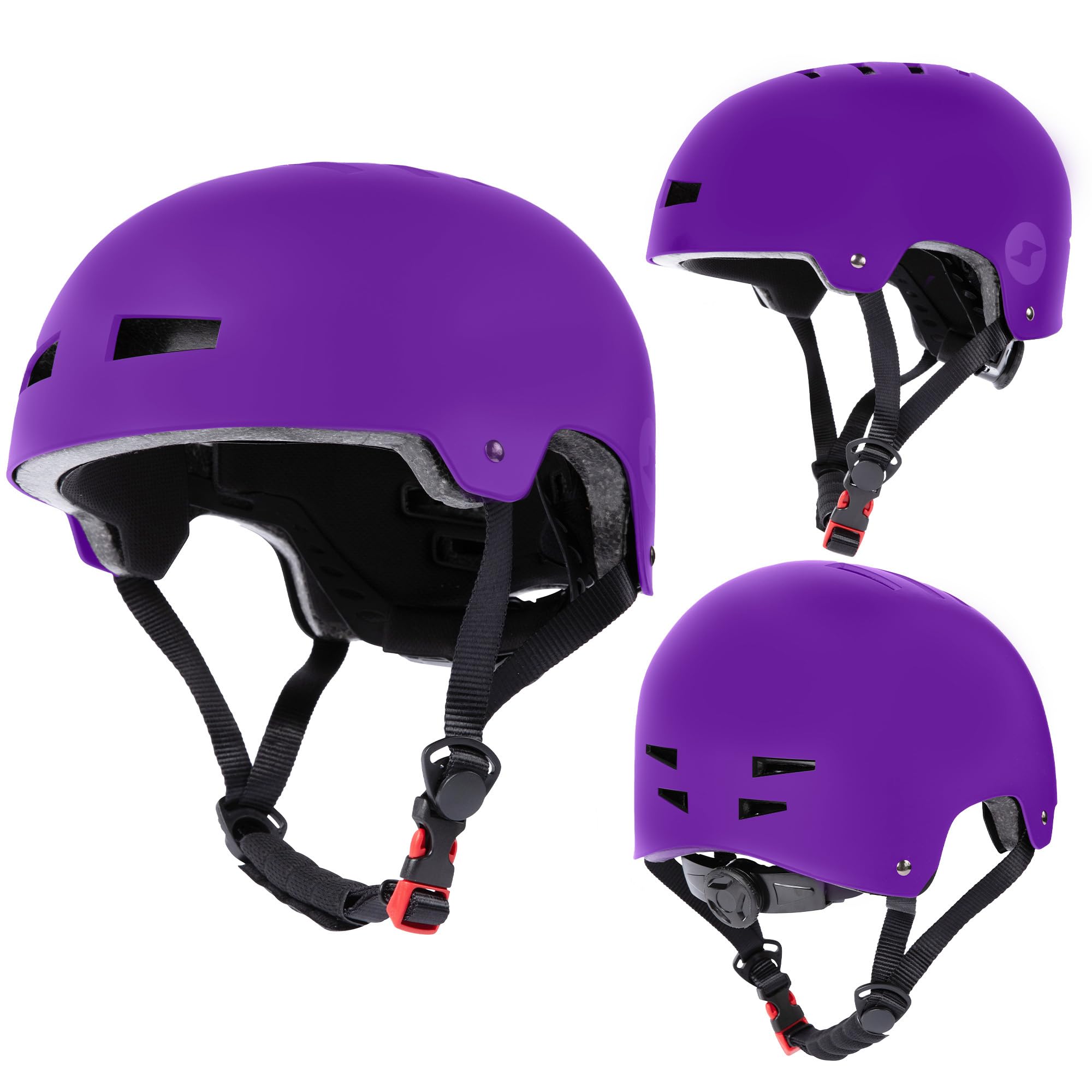 LaScoota Multi-Sport Helmet, Roller Skating Helmet, Skateboard Helmet for Adults, Youth & Kids | Kids Helmet | Impact-Absorbing Core, Optimal Ventilation