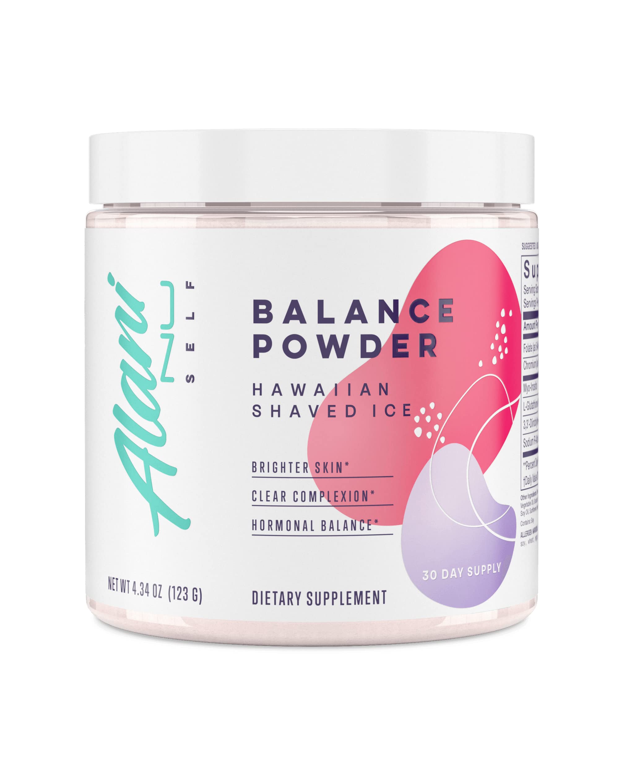 Alani NuBalance Powder Hawaiian Shaved ICE | Supplement for Women | Hormonal Support | Weight Management and Clear Complexion | Gluten Free | Vegan | Sugar Free | 30 Servings