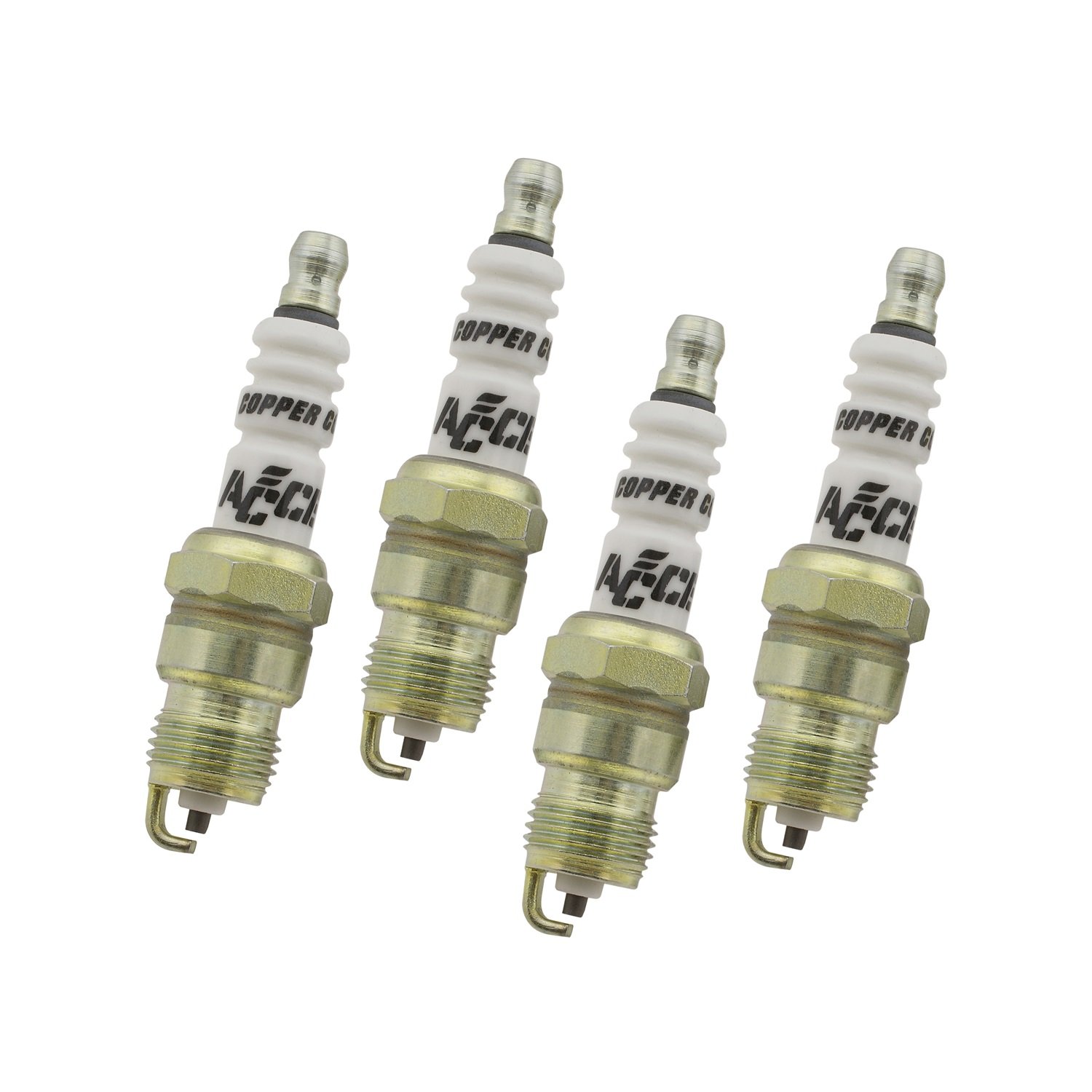 Accel0574S-4 Shorty Copper Core Spark Plug, (Pack of 4)