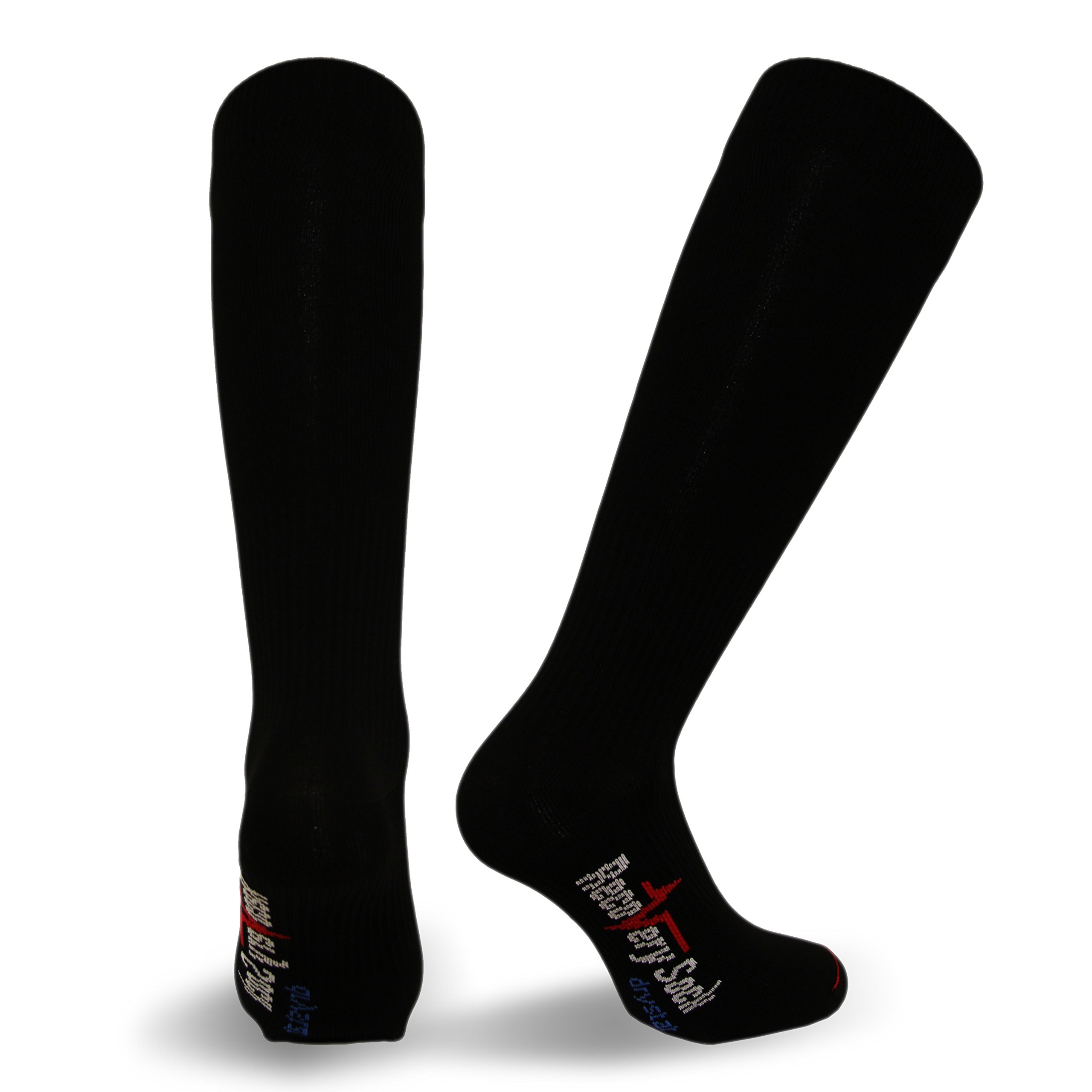 VitalsoxItaly Recovery, On Your Feet All Day TRUE Graduated Compression Socks, Silver Drystat