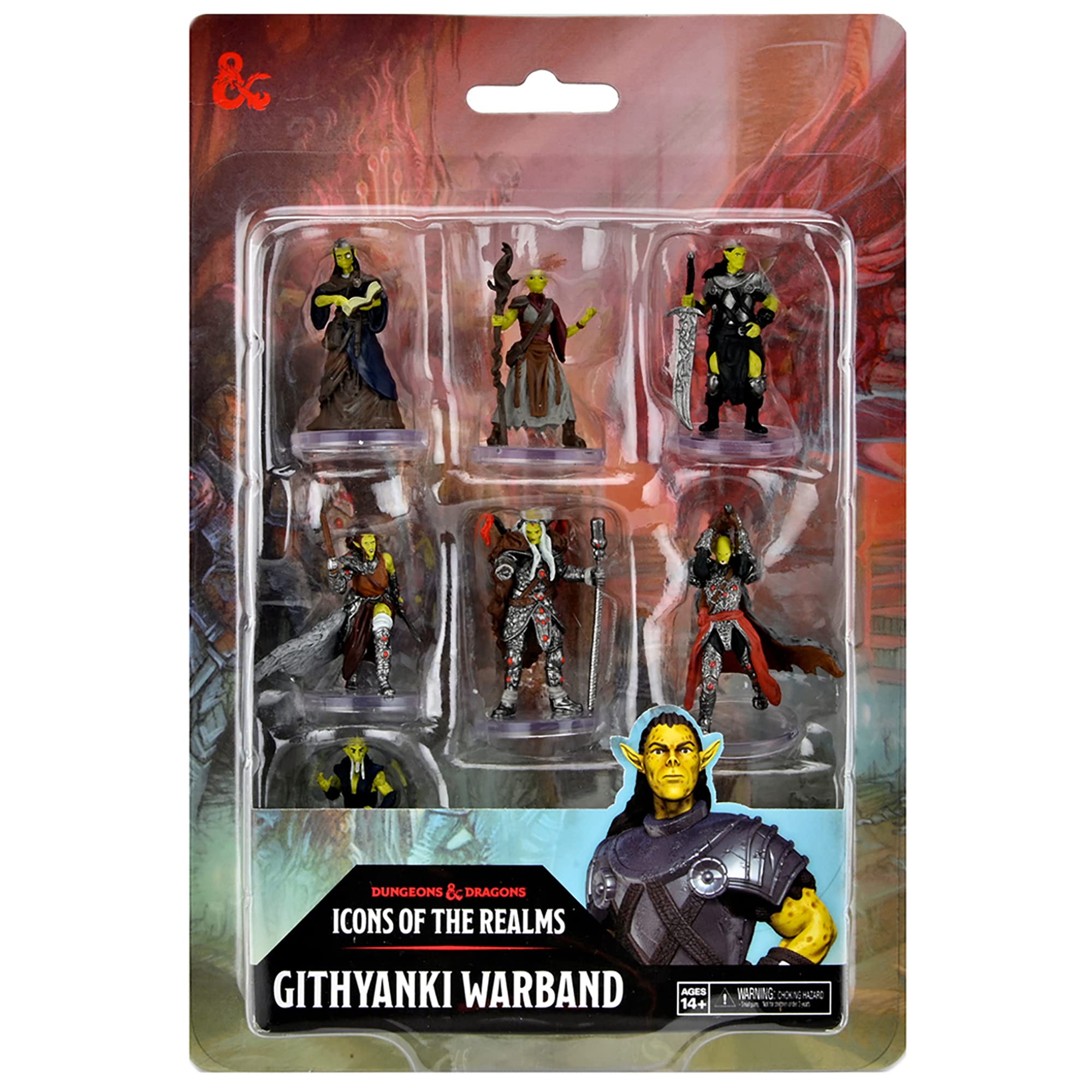 Dungeons & Dragons D&D Icons of The Realms: Githyanki Warband - 7 Pre-Painted Figure Set, RPG Miniatures