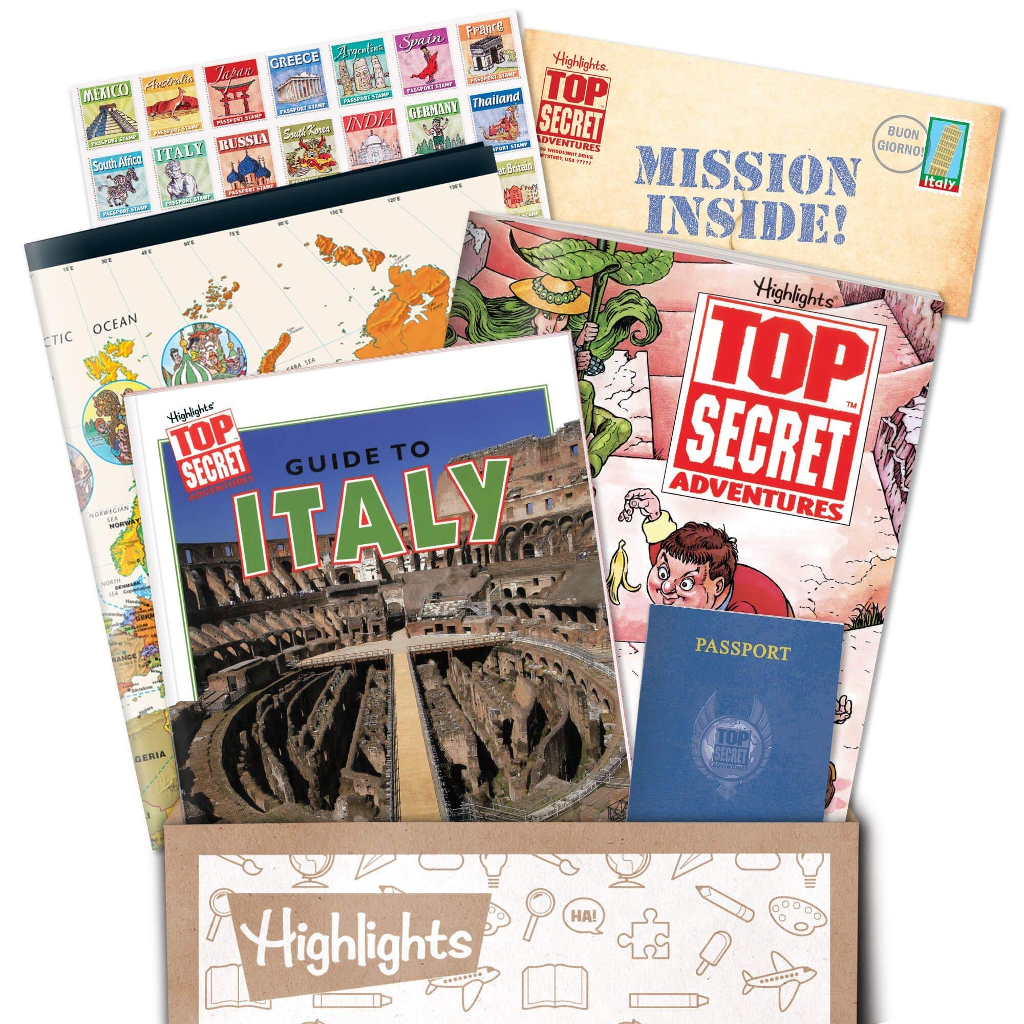 Highlights Top Secret Adventures - A Mysterious, Worldwide Detective Game for Kids!