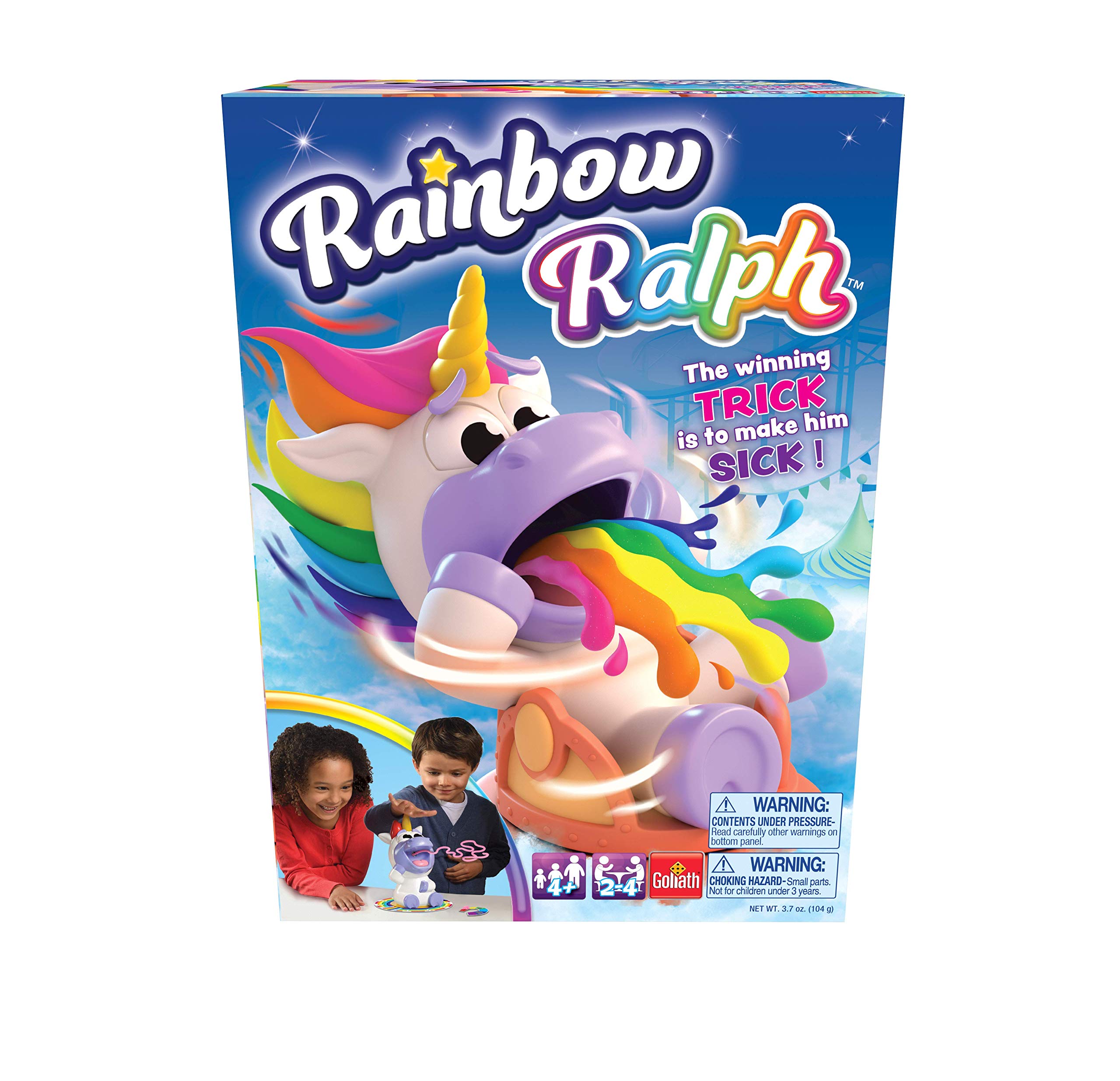 Goliath Rainbow Ralph - The Spin Him Around Until he Gets Dizzy and Ralphs Game! by, Multi Color