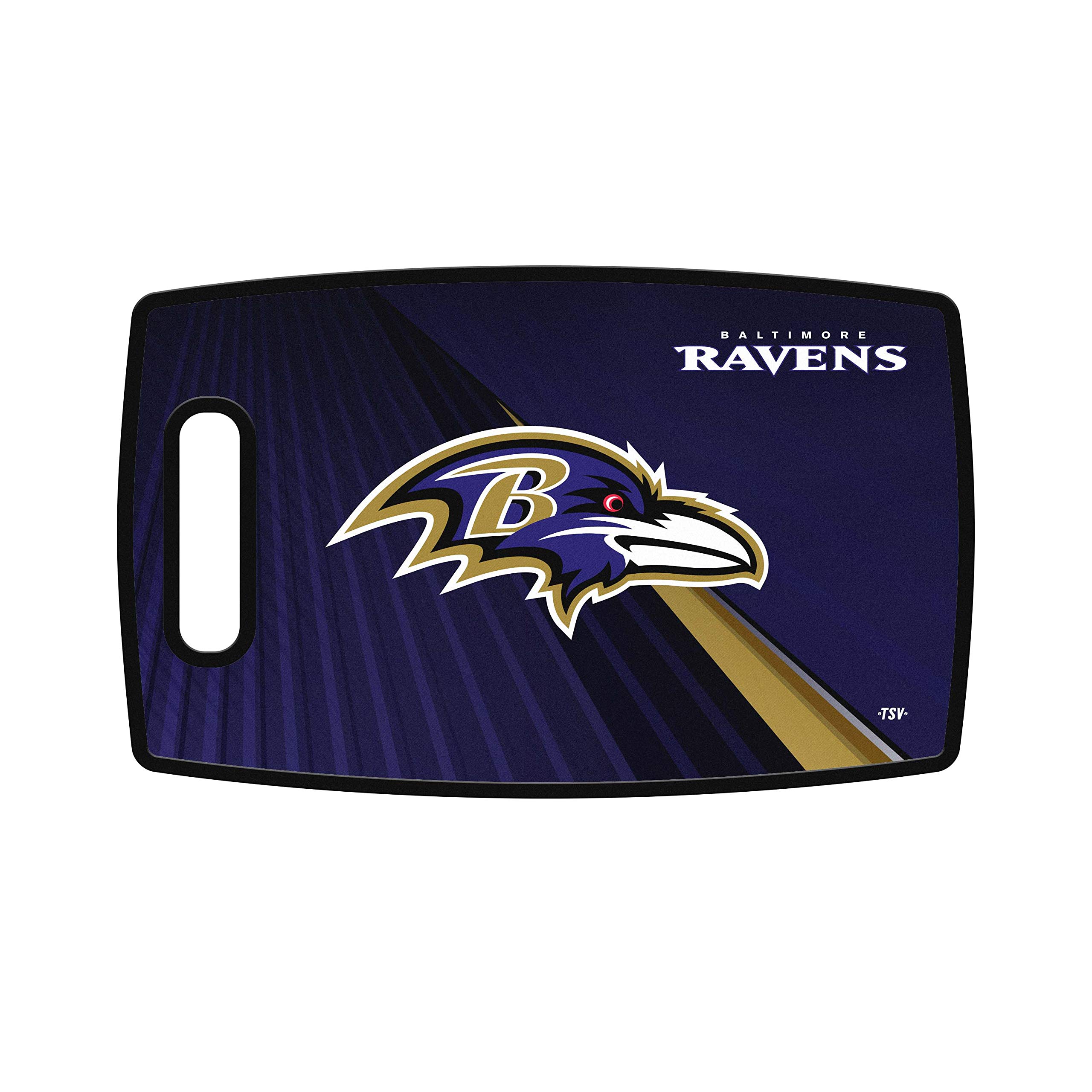 Sports Vault NFL Baltimore Ravens Large Cutting Board, 14.5" x 9"