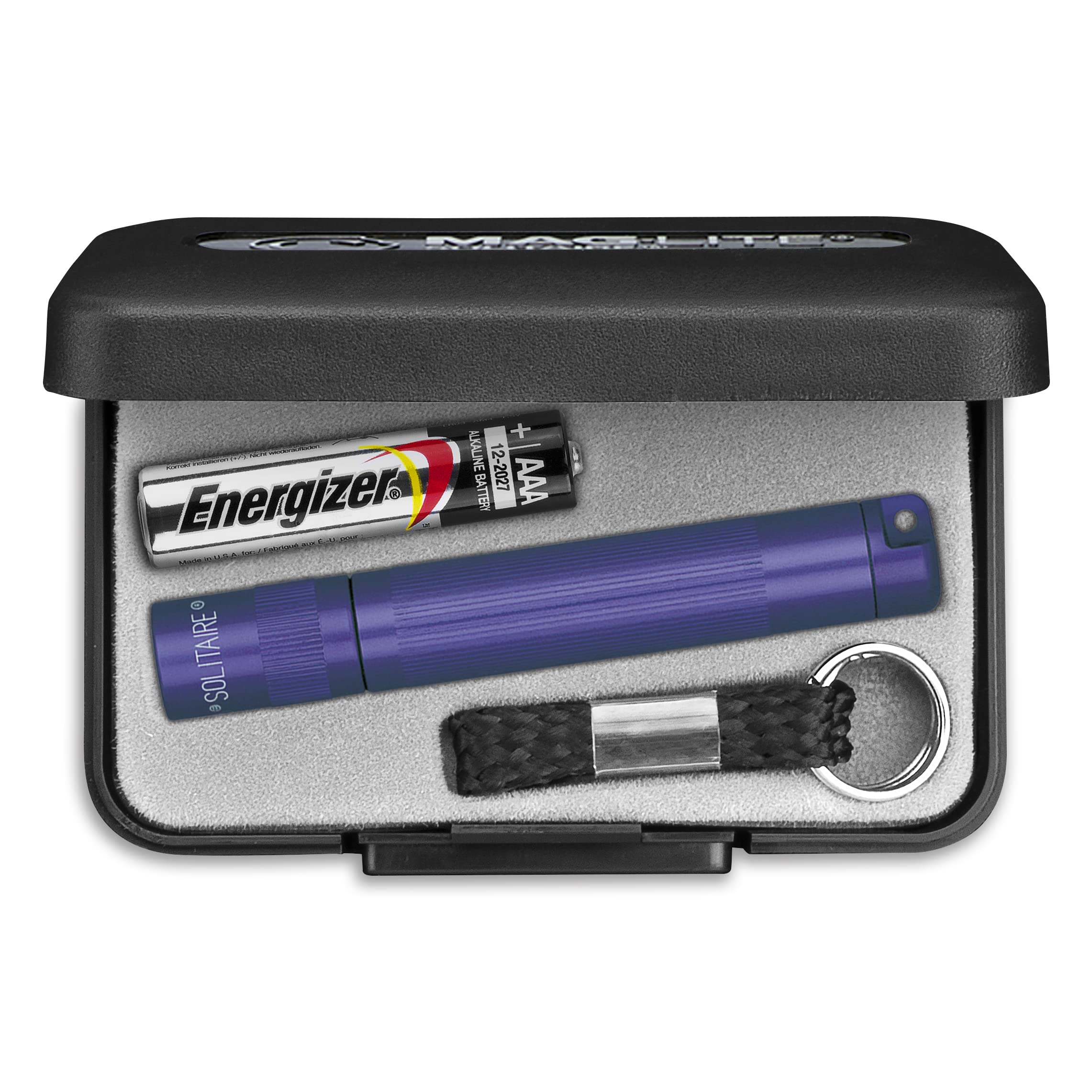 Maglite K3A982 Solitary Flashlight, Purple