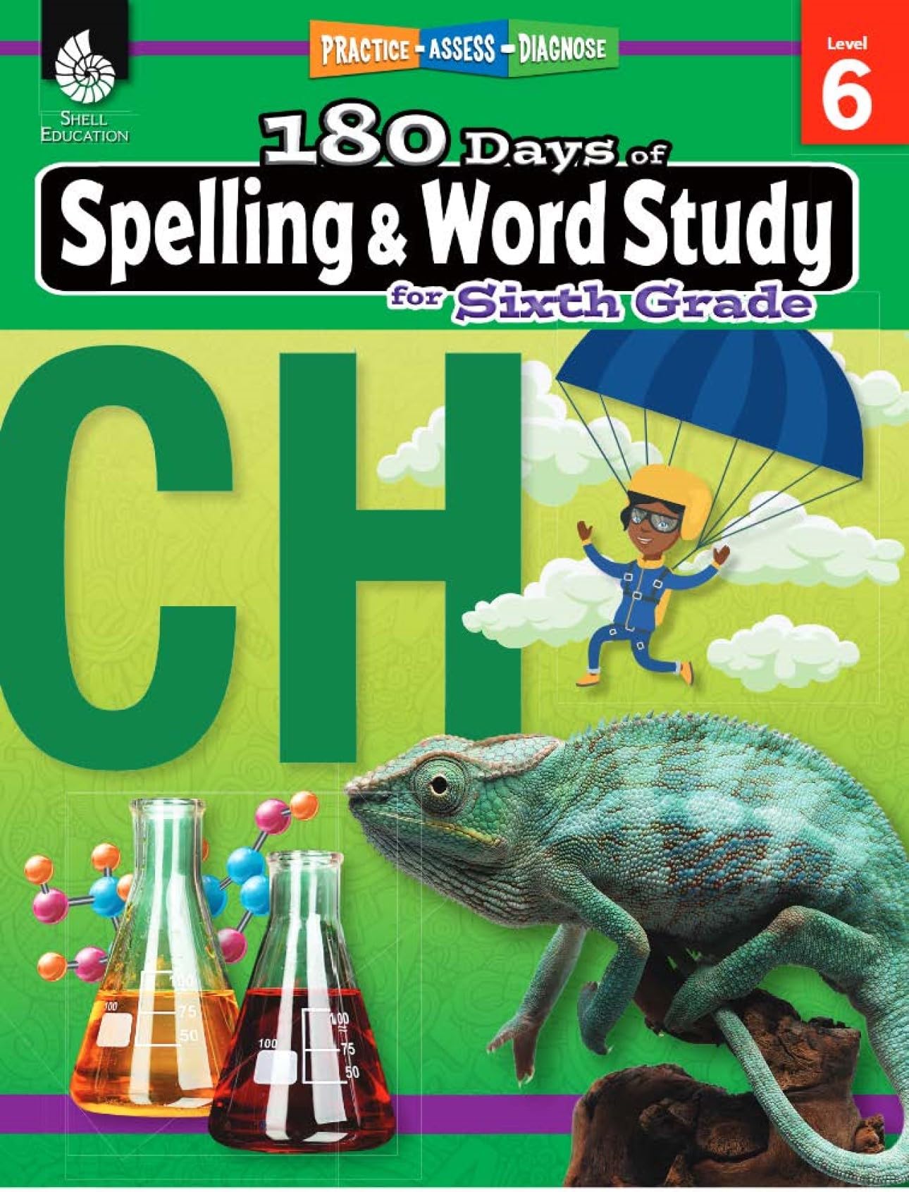 180 Days: Reading, Vocabulary/Language for 6th Grade Practice Workbook for Classroom and Home, Cool and Fun Practice Created by Teachers