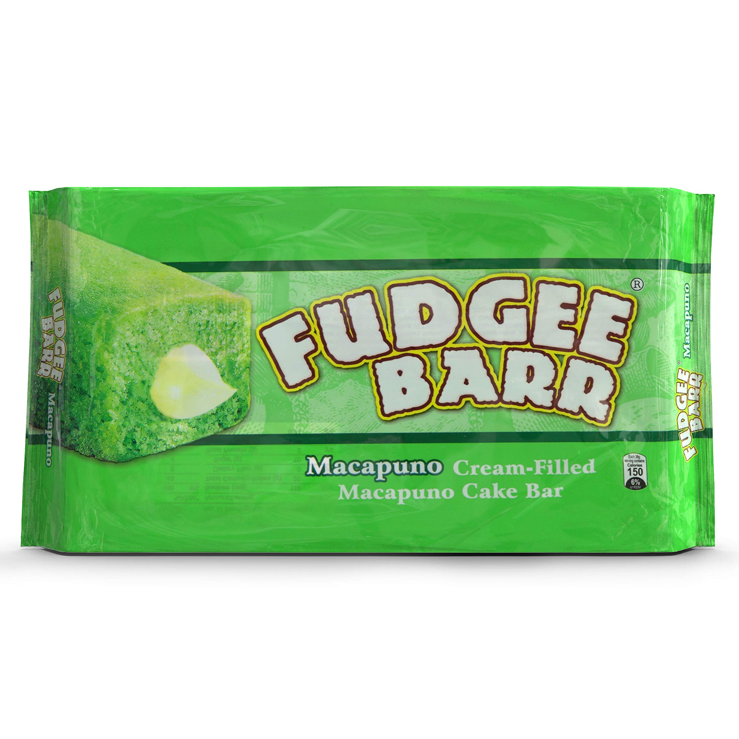 Fudgee Barr Macapuno Cake Bar Pack of 10 - 39 gm