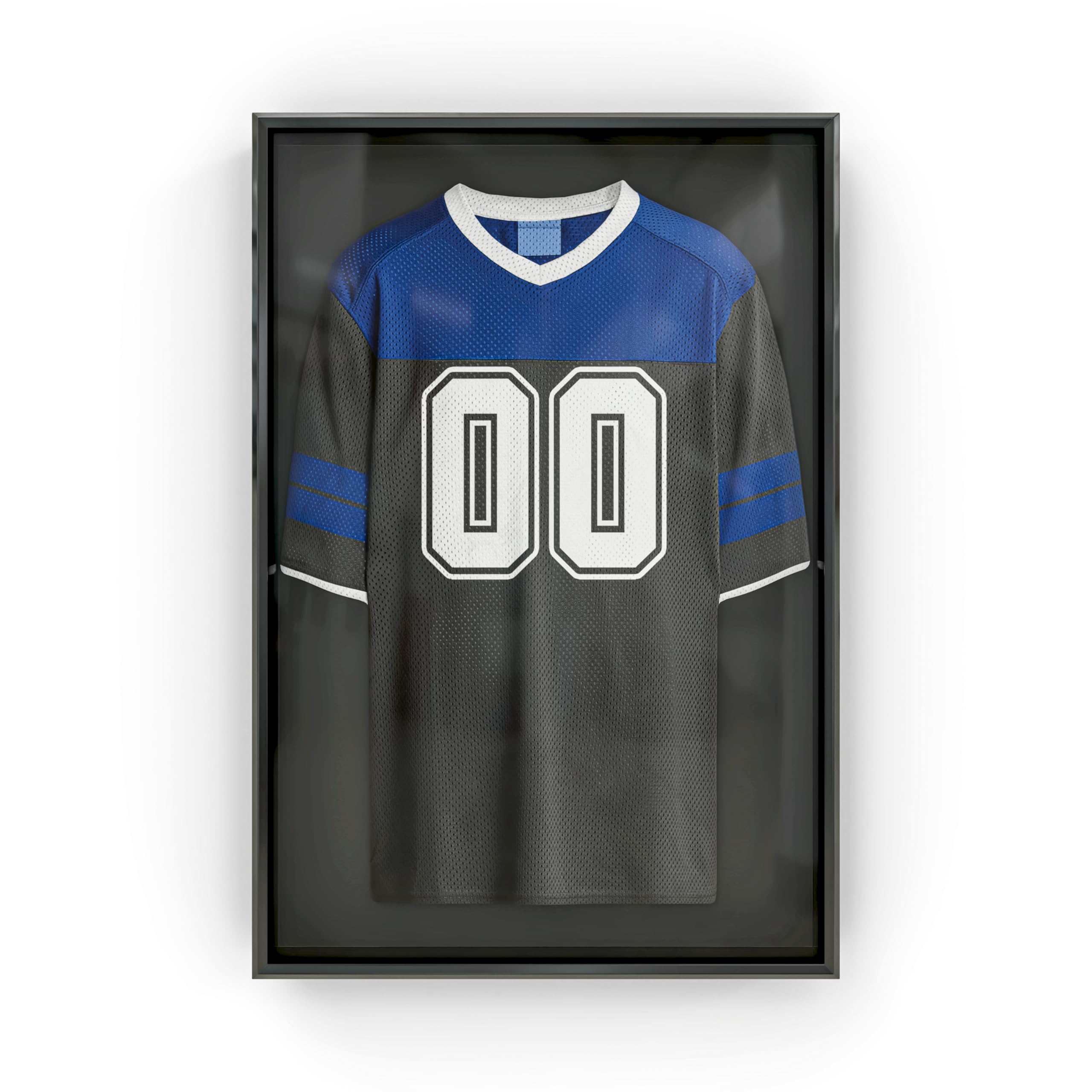 Snap - Sports Jersey Display Case - Shadow Box - 20"x30" - Black Wall Mount - Jersey Display Cabinet - Wall Hanging - Sports Memorabilia - Sports Room Décor